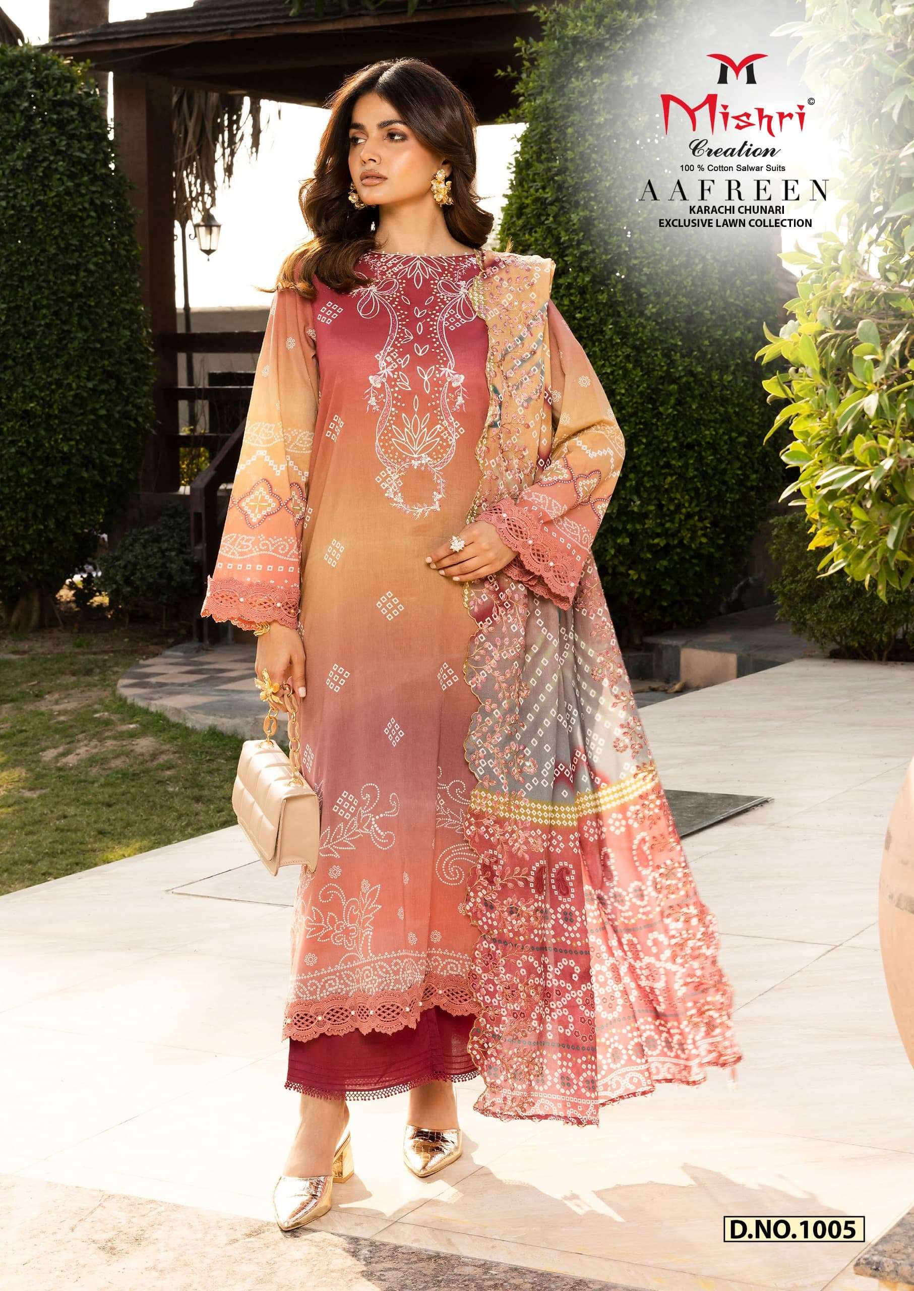 AAFREEN Ready Wear Karachi Chunari by Mishri-06