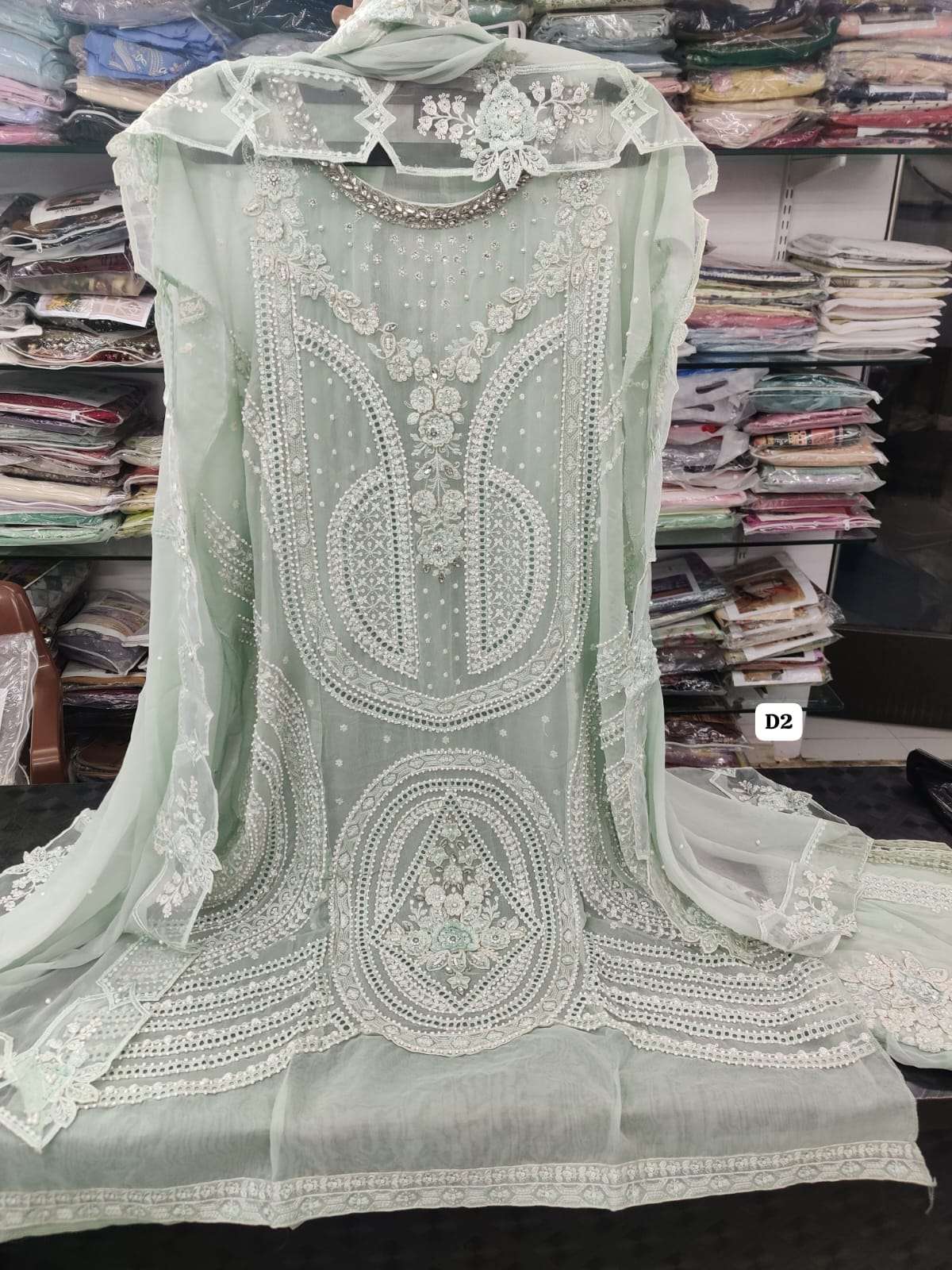 ABLAHF Embroidered Fancy Chiffon Collection 2025 By Tawakkal-06