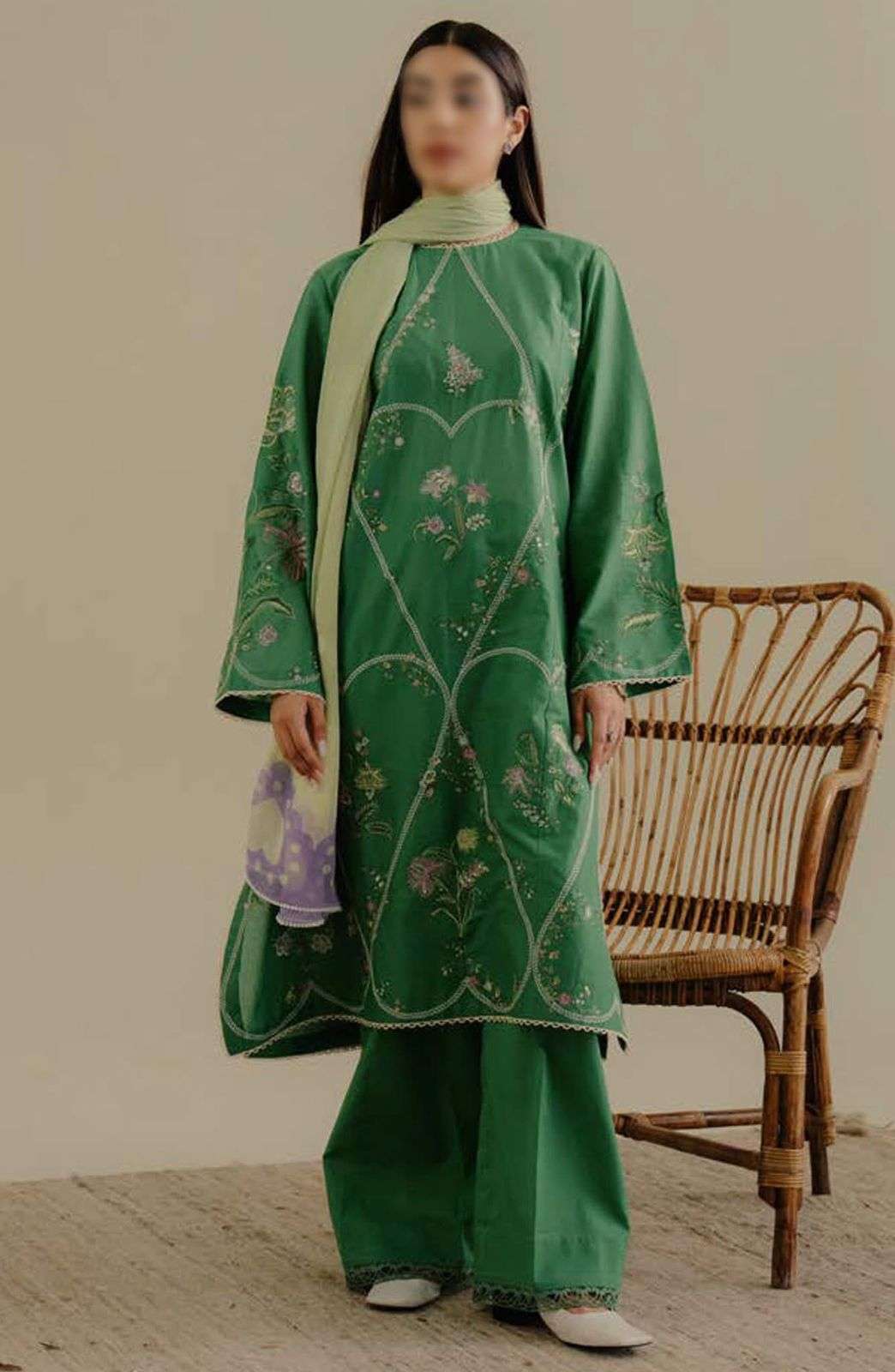 COCO PRINTS Embroidered Lawn Vol 2 BY ZARA SHAHJAHAN-19