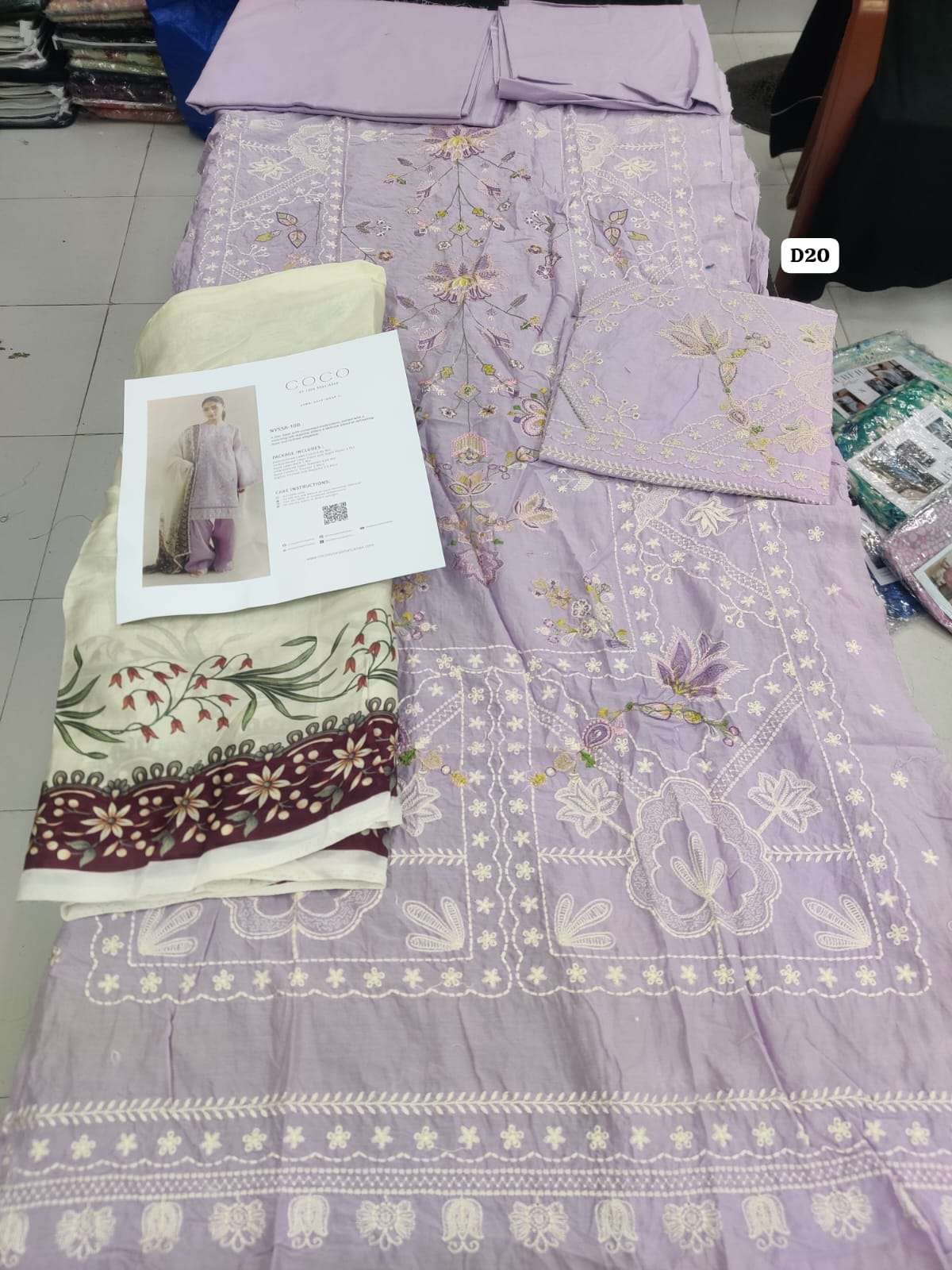 COCO PRINTS Embroidered Lawn Vol 2 BY ZARA SHAHJAHAN-21