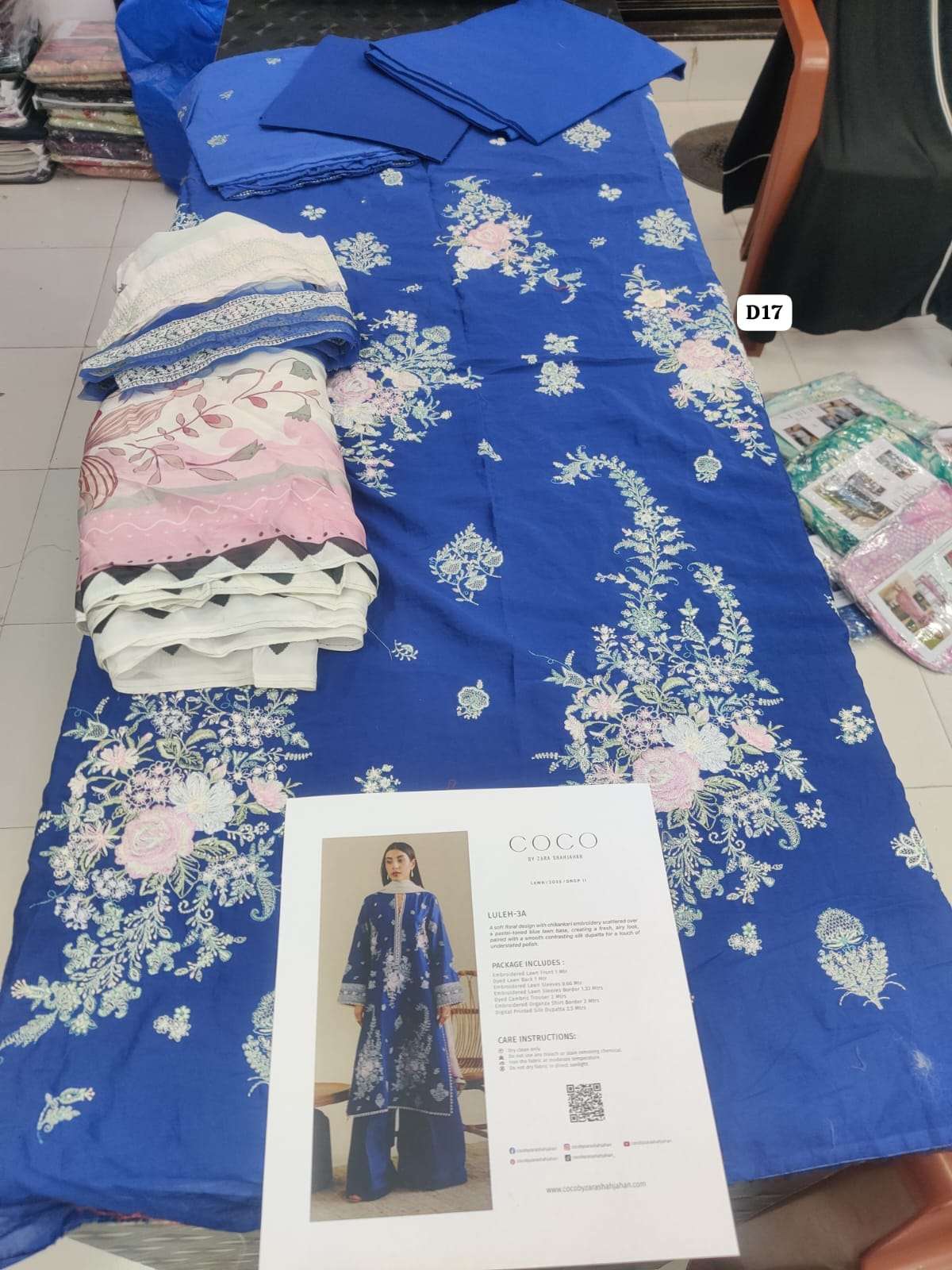 COCO PRINTS Embroidered Lawn Vol 2 BY ZARA SHAHJAHAN-24