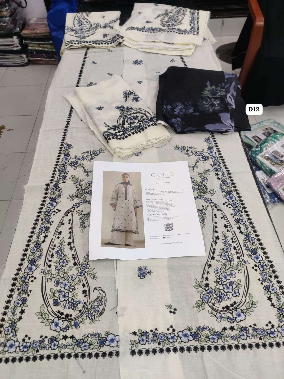 COCO PRINTS Embroidered Lawn Vol 2 BY ZARA SHAHJAHAN-29