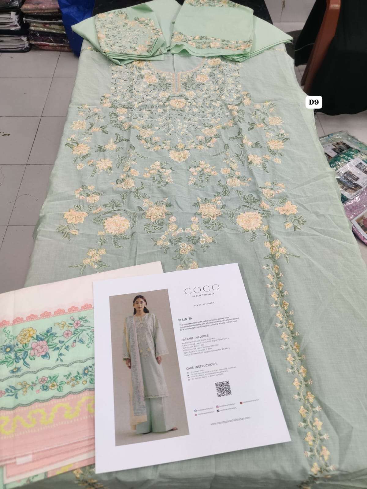 COCO PRINTS Embroidered Lawn Vol 2 BY ZARA SHAHJAHAN-32