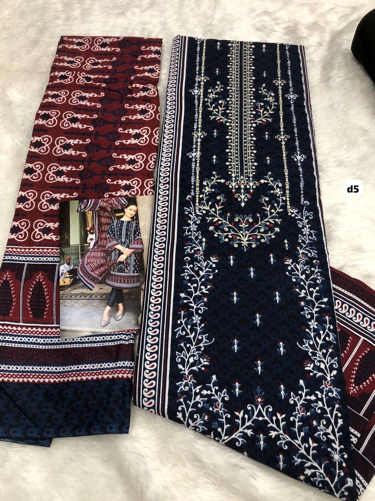 Falah Premium Cotton Collection code : 30380 by Falah Designer Suits-06