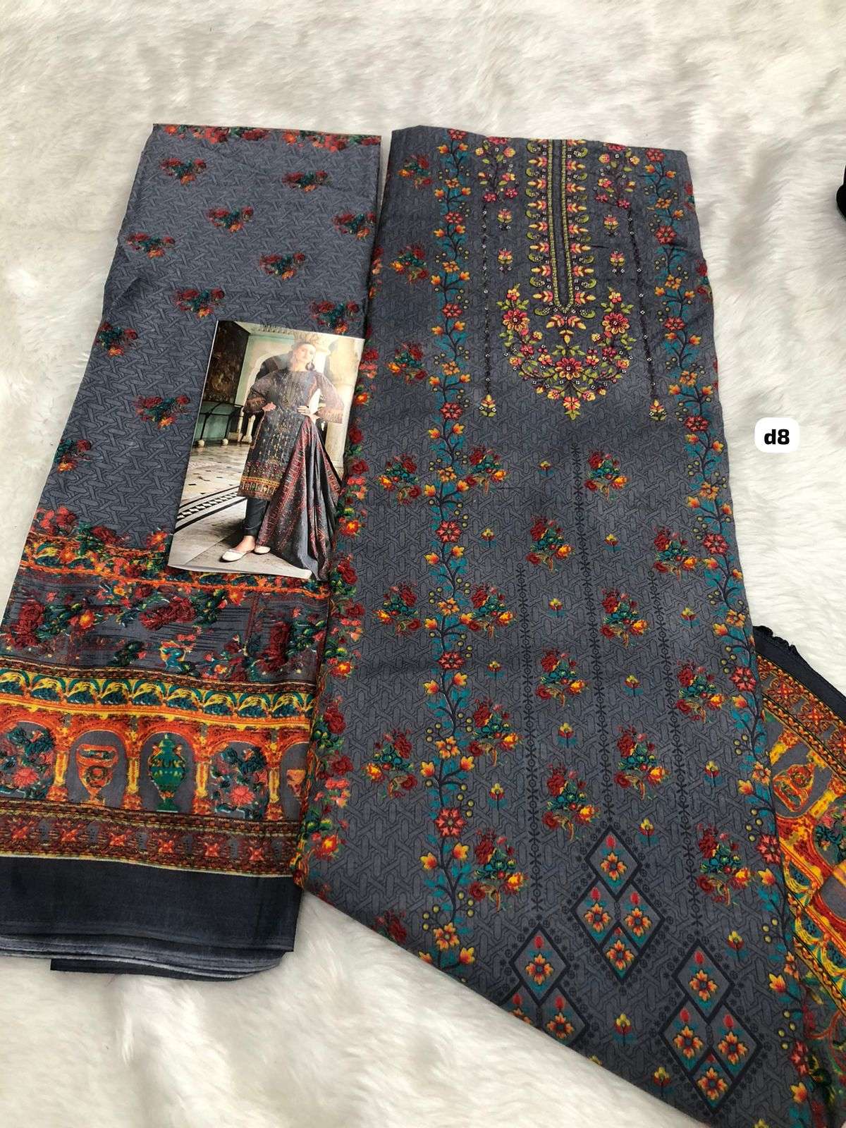 Falah Premium Cotton Collection code : 30380 by Falah Designer Suits-07