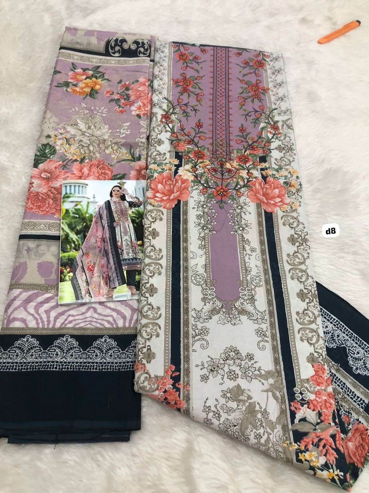 Falah Premium Cotton Collection code 30412 Falah Designer Suits-04