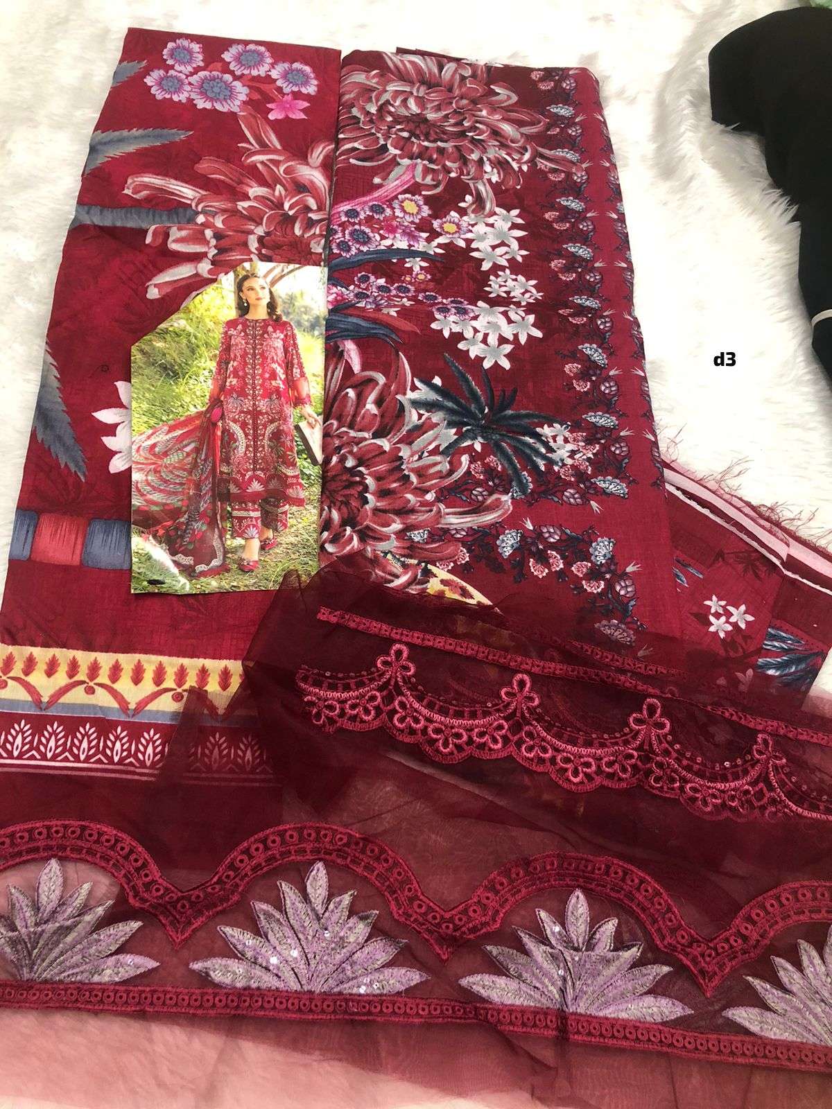 Falah Premium Cotton Collection code 30413 Falah Designer Suits-01-06 B