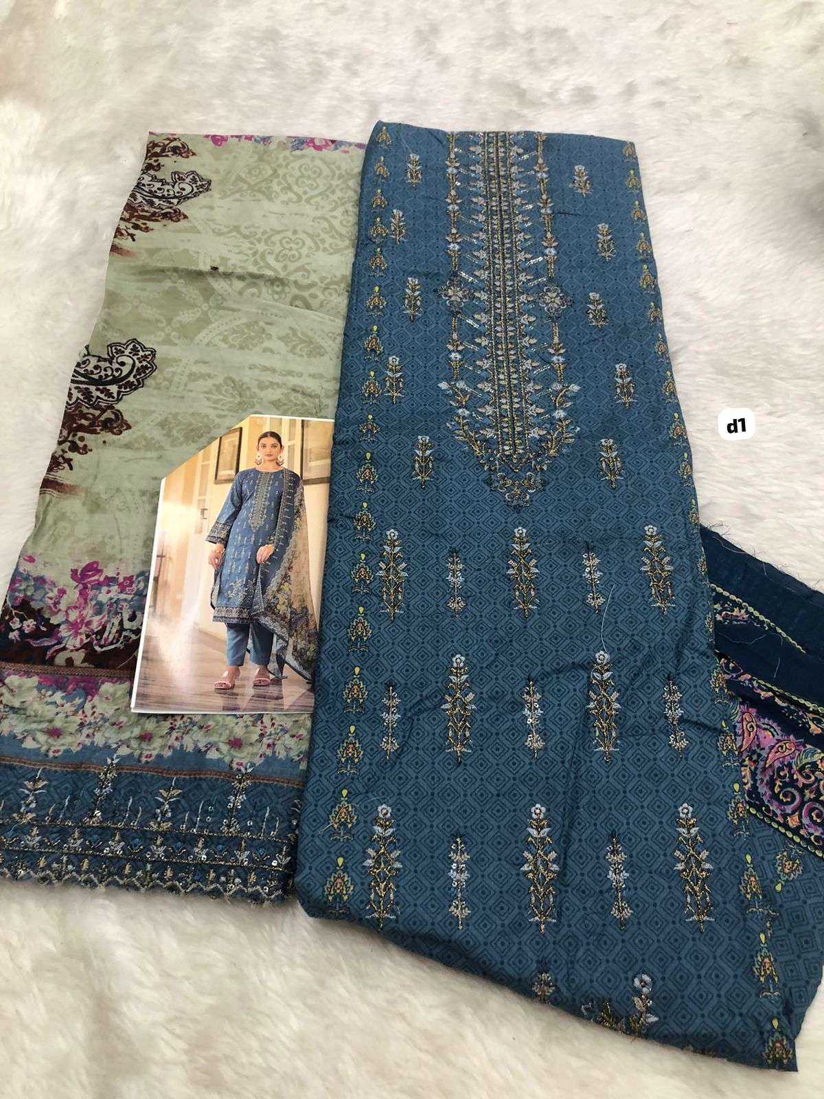 Falah Premium Cotton Collection code 30415 by Falah Designer Suits-01-04