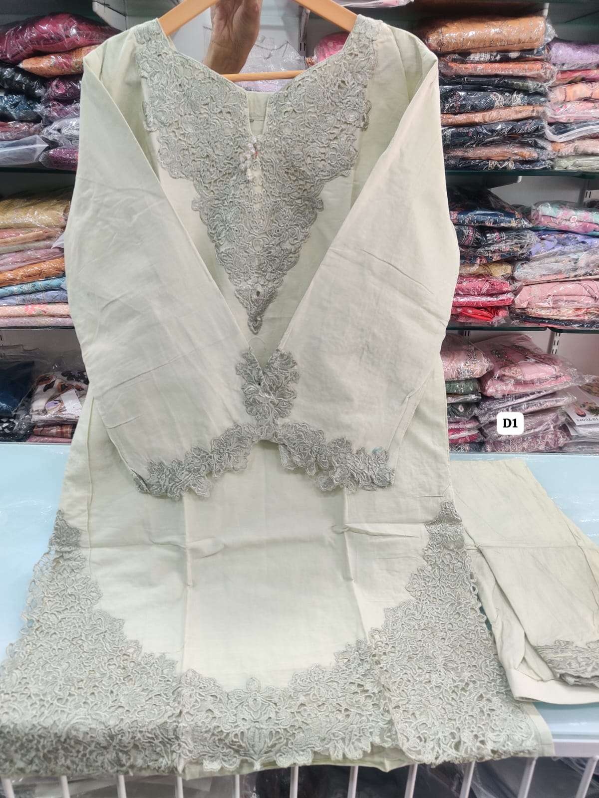 Falah Premium Cotton Cord Sets Ready to Wear Code 30403 by Falah Designer Suits-01