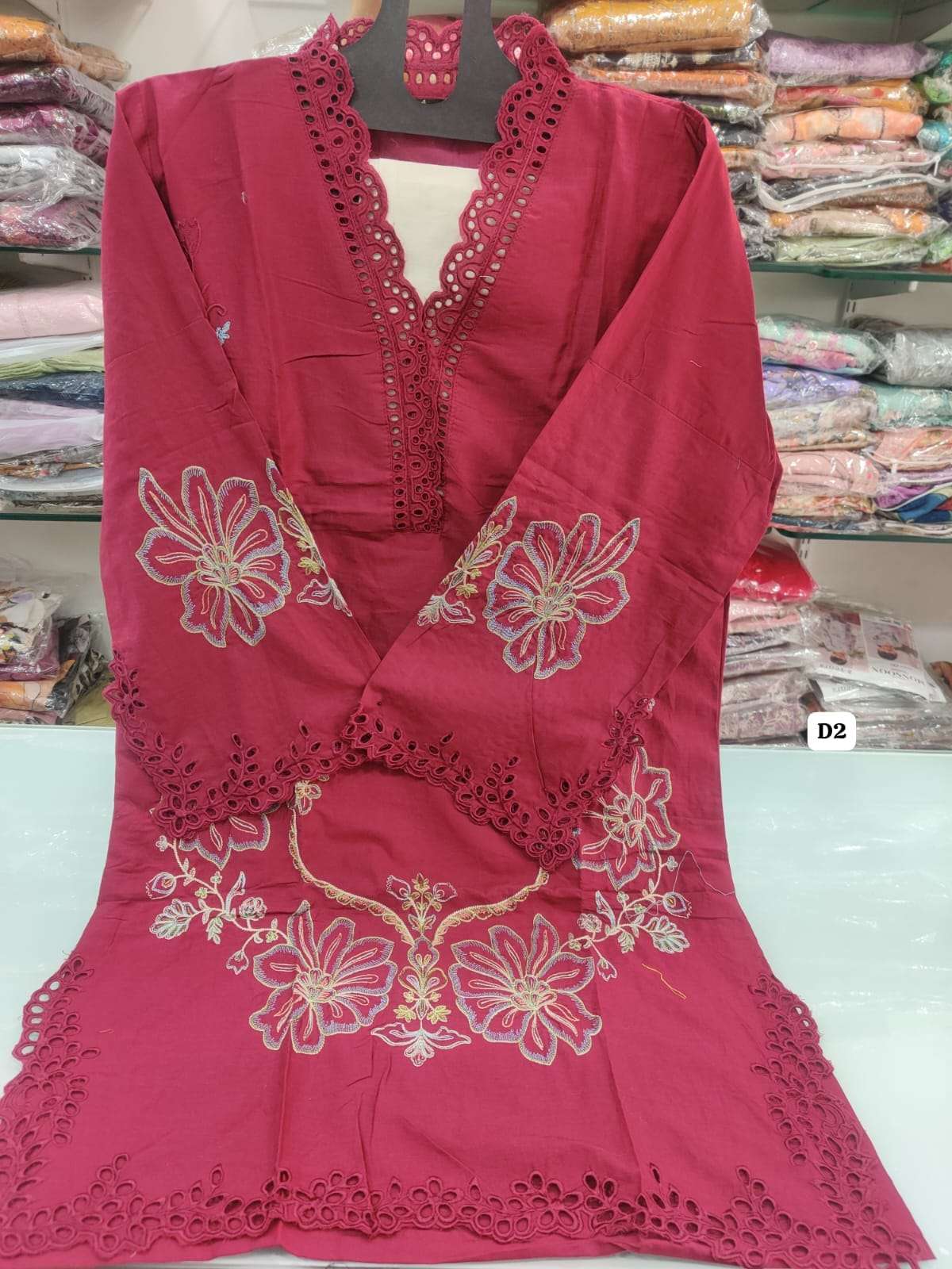 Falah Premium Cotton Cord Sets Ready to Wear Code 30405 by Falah Designer Suits-02