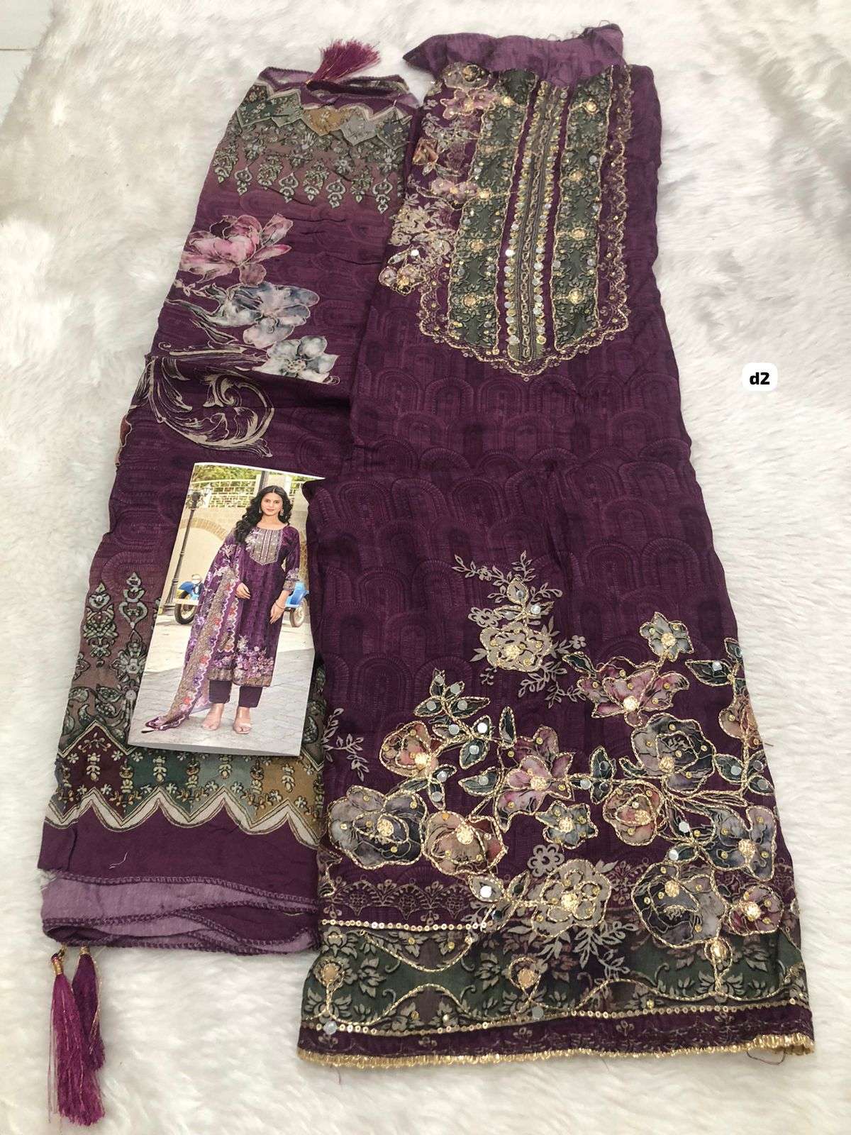 Falah Premium Maslin Collection code 30418 By Falah Designer Suits-05