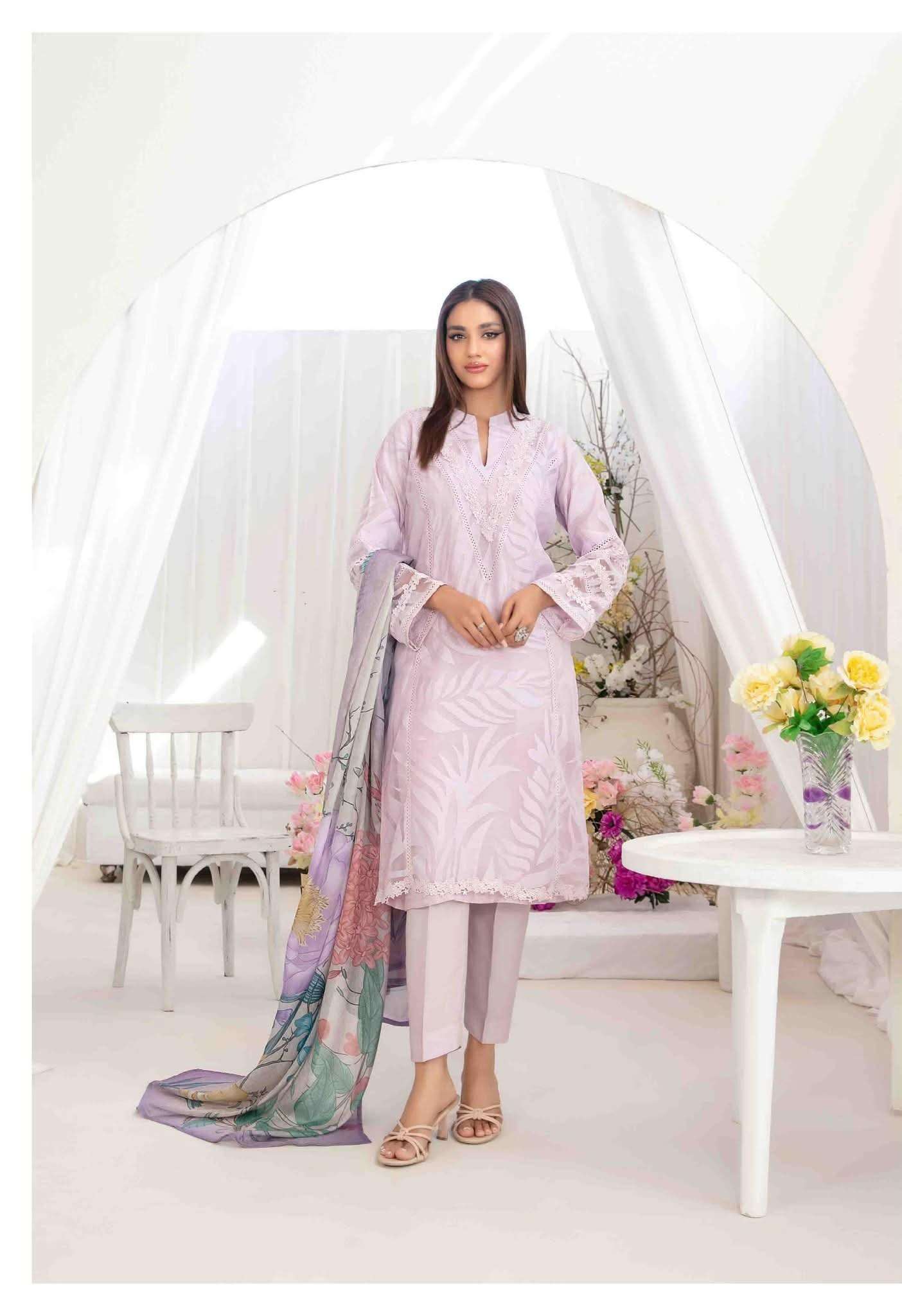 GONUL New Stitched Burnout Organza Shirt By Shahid Tawakkal-03