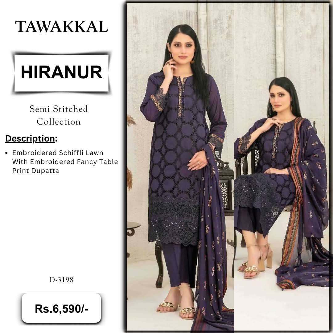 HIRANUR New Embroidered Schiffli Lawn Shahid Tawakkal-06