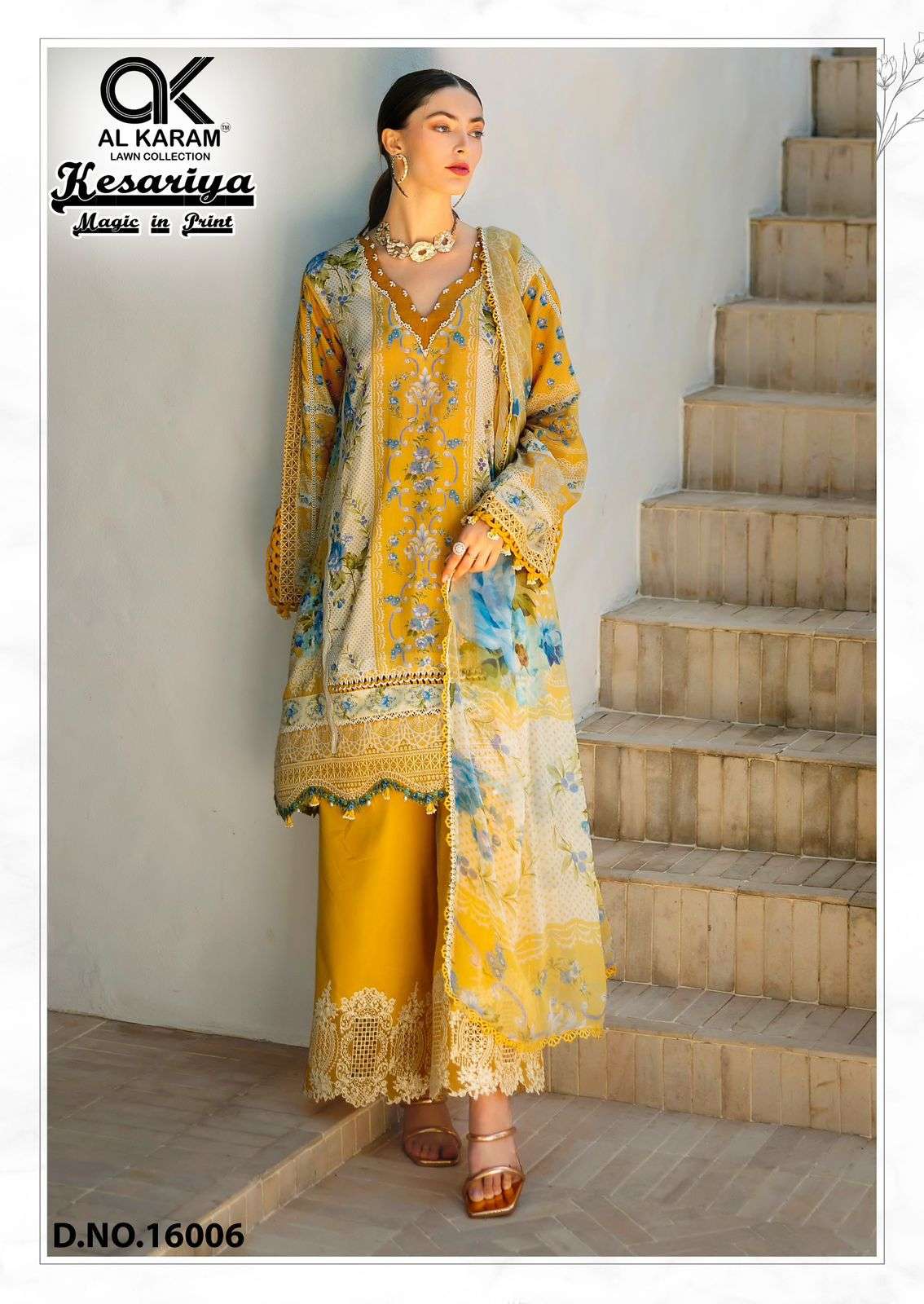 Kesariya Magic in Print VOL 16 by Al Karam-01