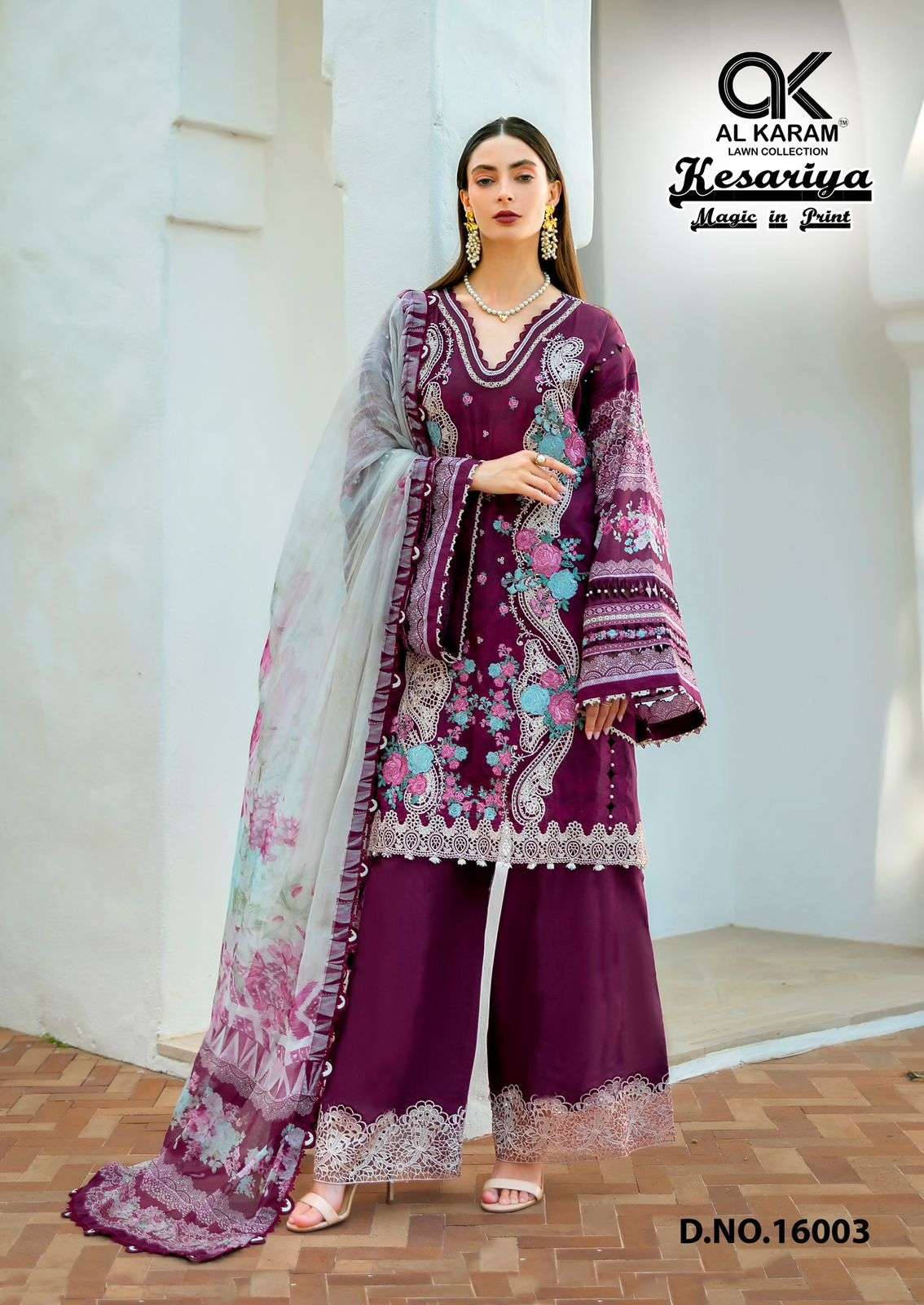 Kesariya Magic in Print VOL 16 by Al Karam-05