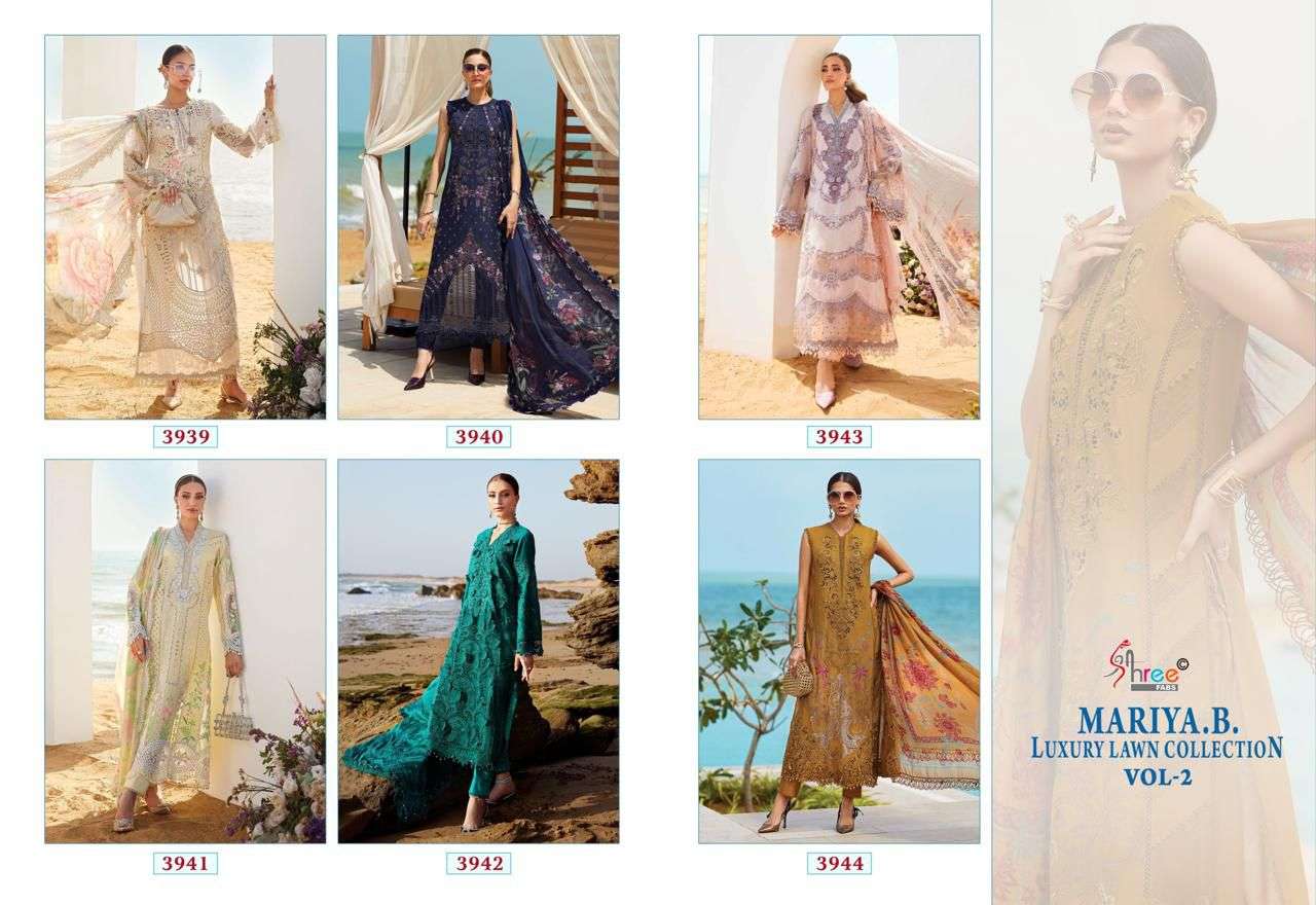 MARIYA B LUXURY LAWN COLLECTION VOL-2 BY SHREE-01-06