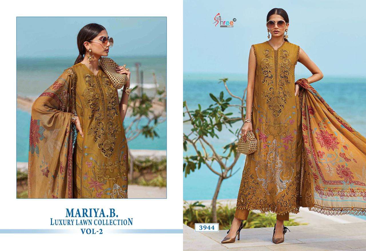 MARIYA B LUXURY LAWN COLLECTION VOL-2 BY SHREE-01