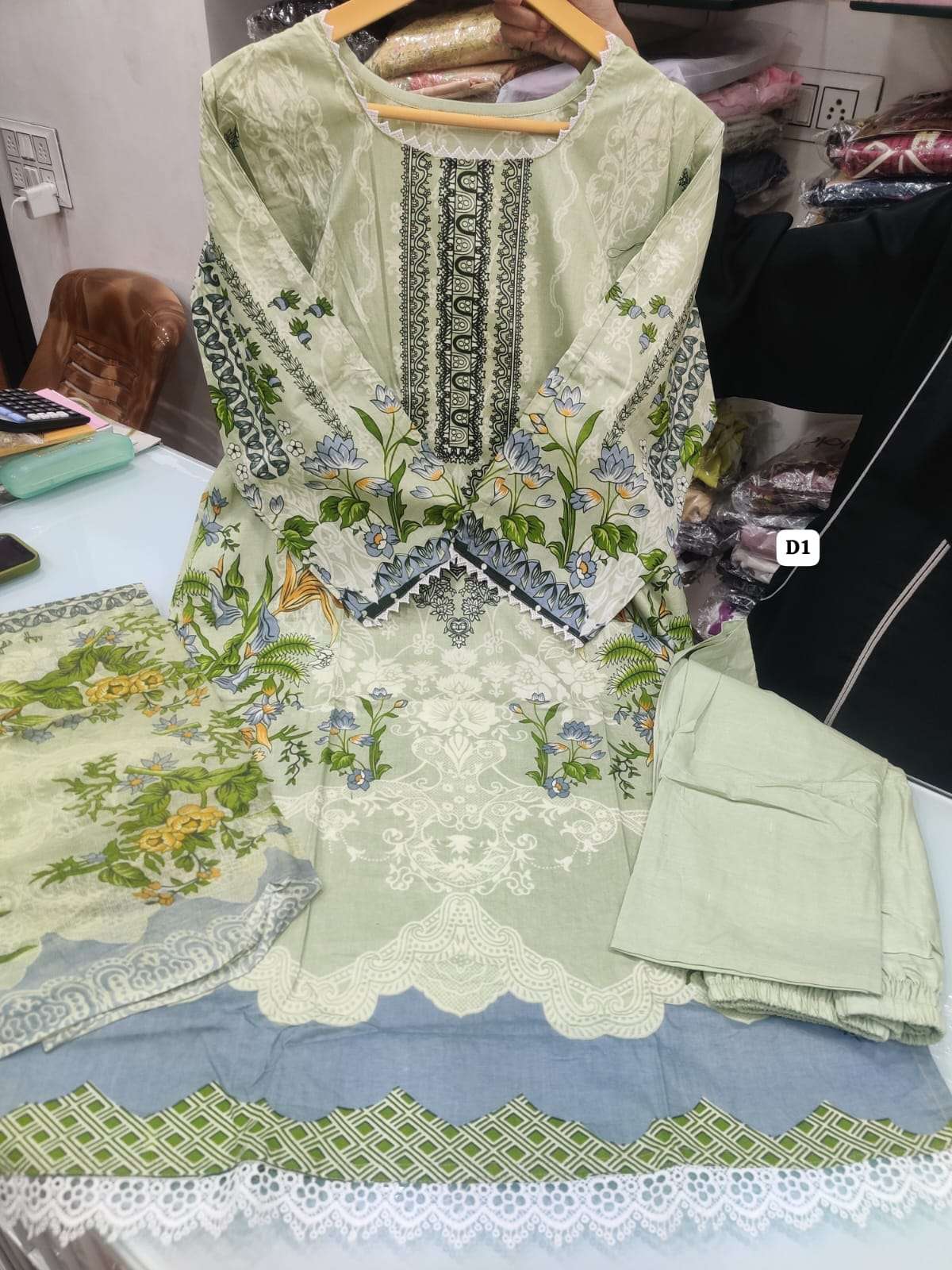 RTW Printed Cotton Collection By Falah Designer Suits-01-04