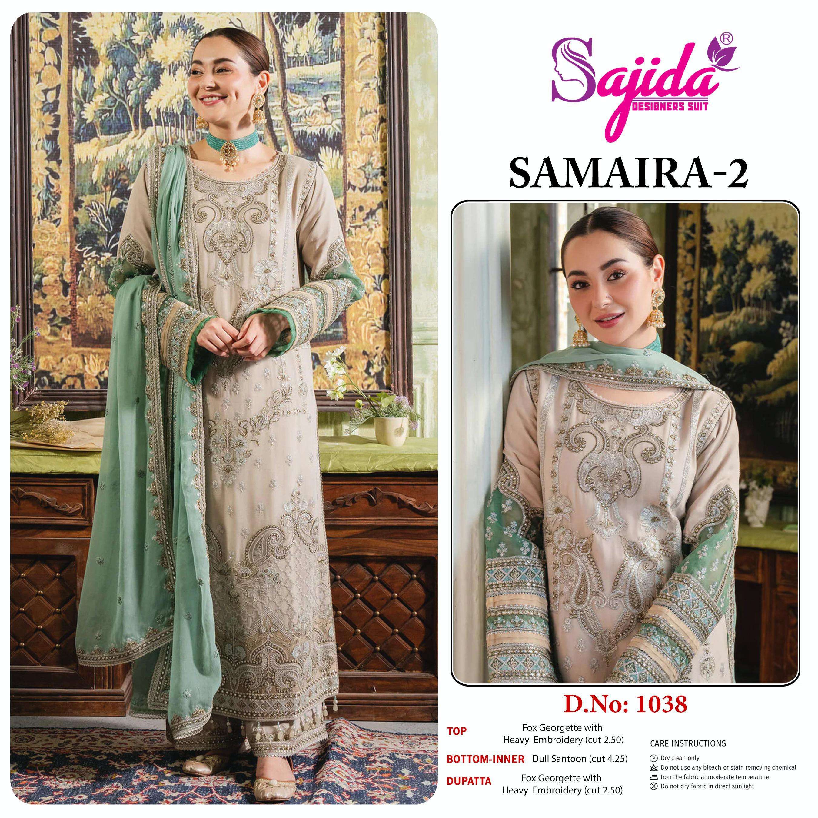 SAMIAR -VOL-2 SD-1038 BY SAJIDA DESIGNER SUIT-01