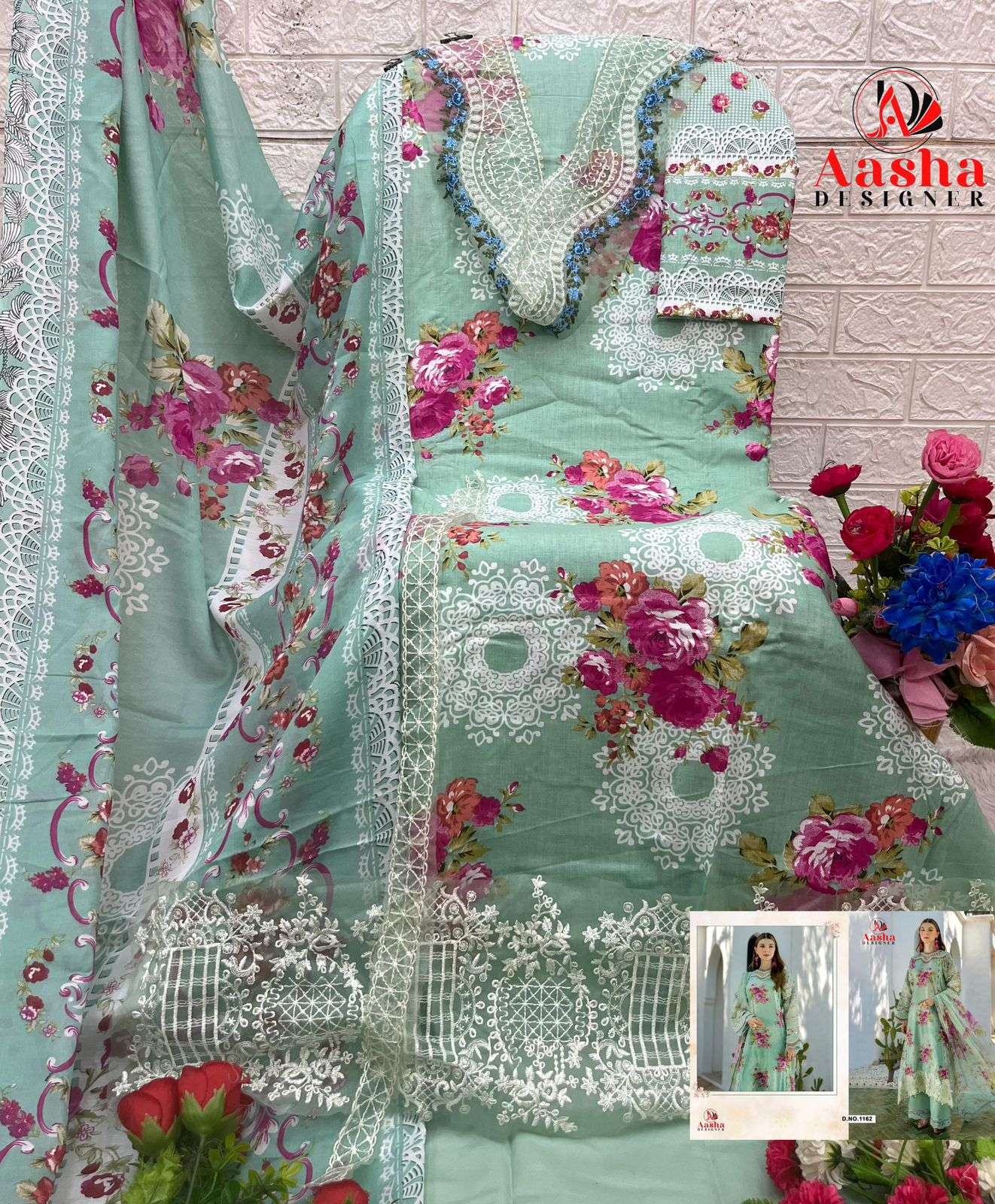 Super hit Design No 1162 (AB) of Aasha	-04