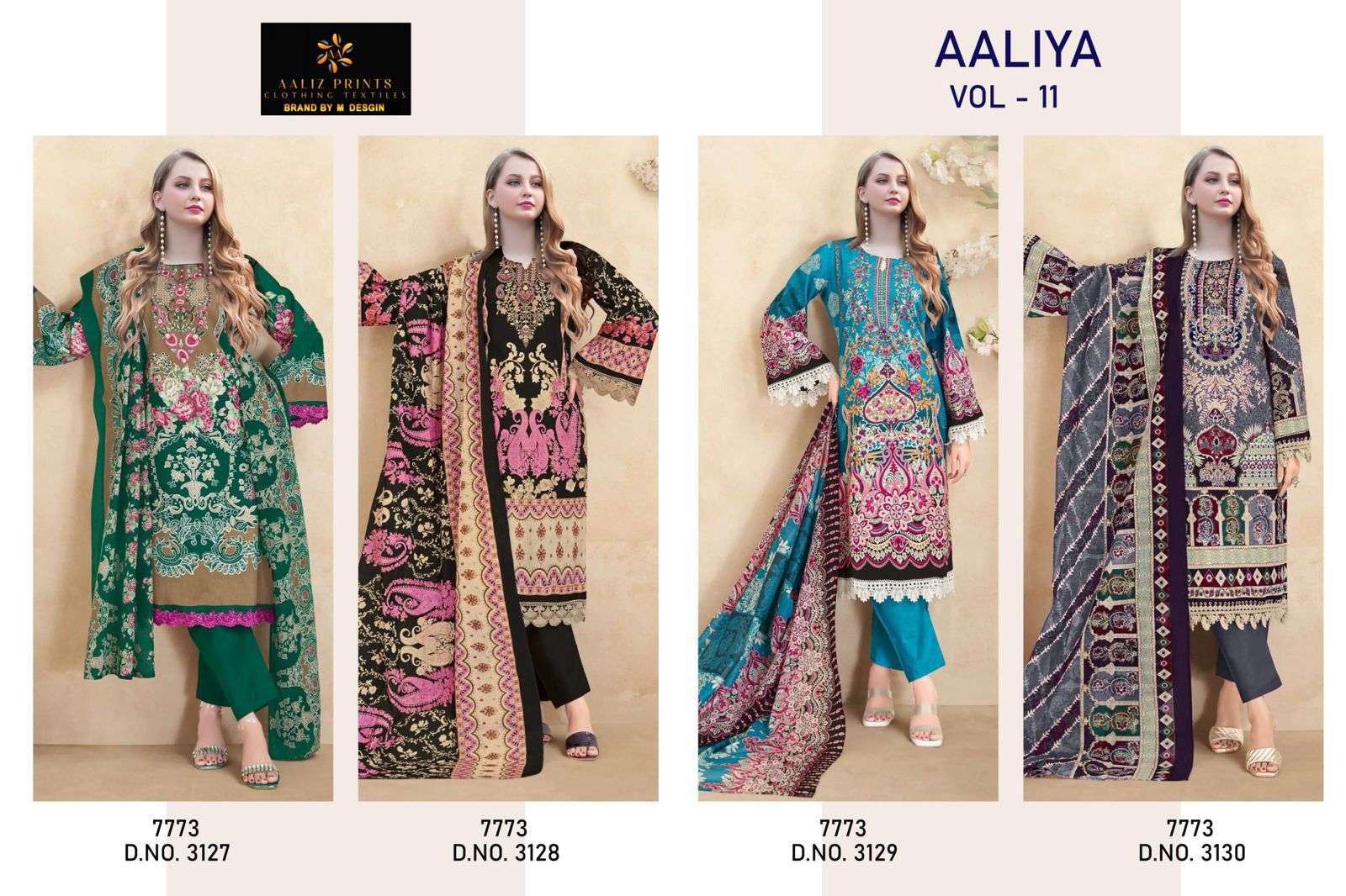 Aaliya embroidery collection vol 11 Aaliz Prints-01-04