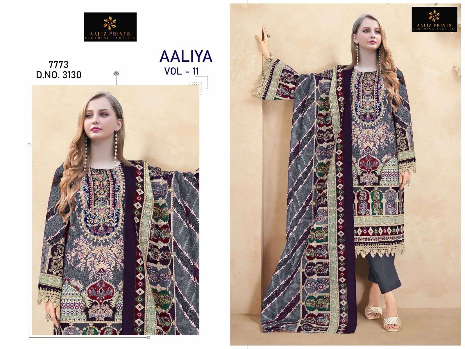 Aaliya embroidery collection vol 11 Aaliz Prints-04