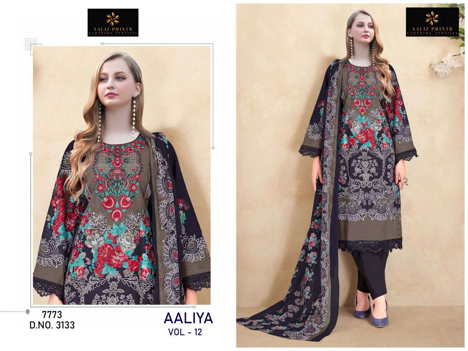 Aaliya embroidery collection vol 12 Aaliz Prints-04