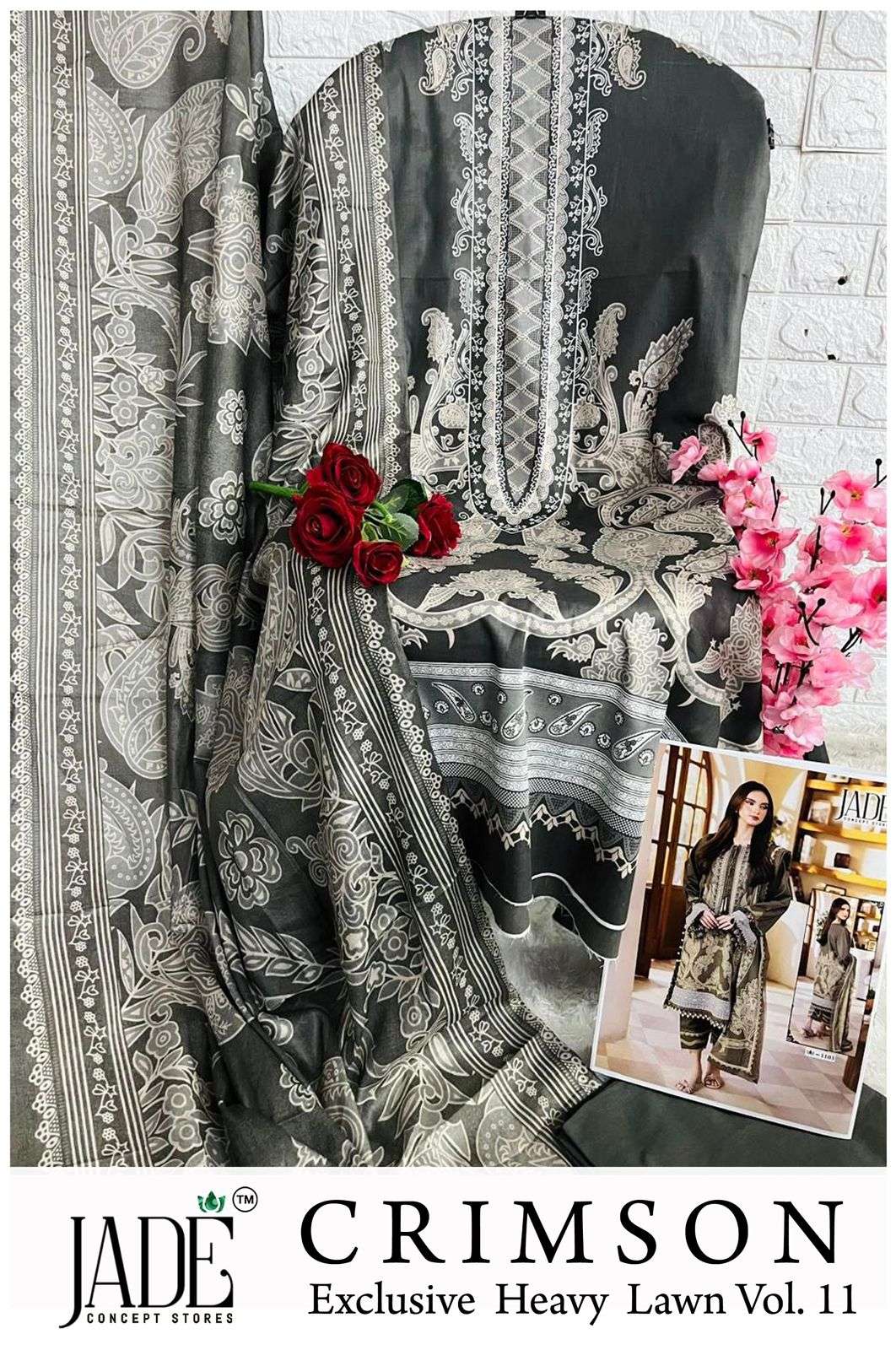 CRIMSON EXCLUSIVE HEAVY LAWN COLLECTION VOL 11 by JADE-12