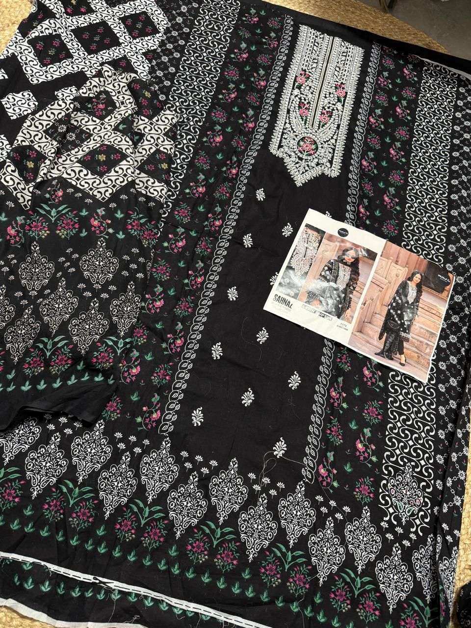 D.No Sahnaz black and white collection 1505 to 1508 by Mehboob tex-05