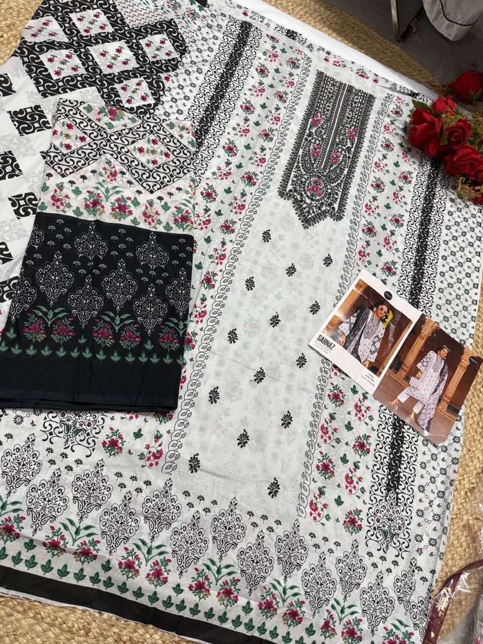 D.No Sahnaz black and white collection 1505 to 1508 by Mehboob tex-06