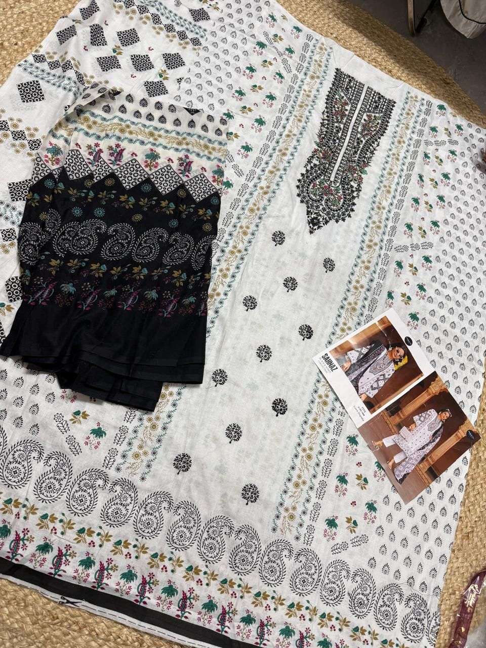 D.No Sahnaz black and white collection 1505 to 1508 by Mehboob tex-07