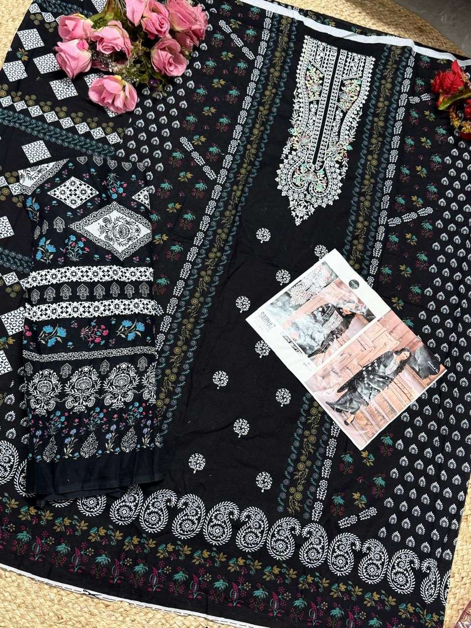 D.No Sahnaz black and white collection 1505 to 1508 by Mehboob tex-08