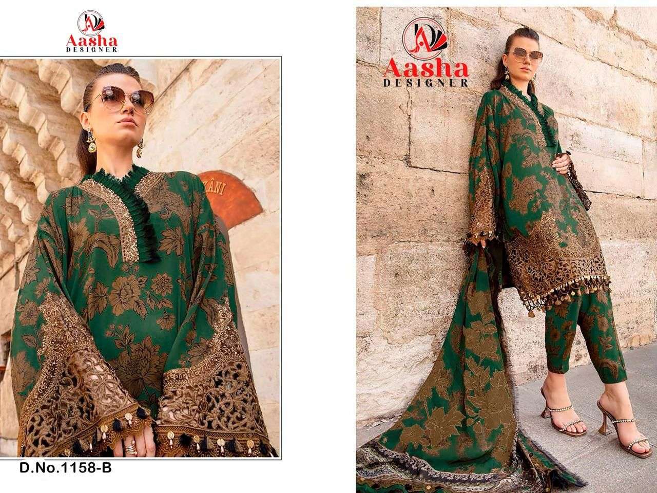 Design No 1158AB Super hit Design of Aasha-01