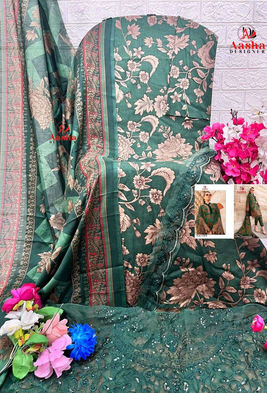 Design No 1158AB Super hit Design of Aasha-02