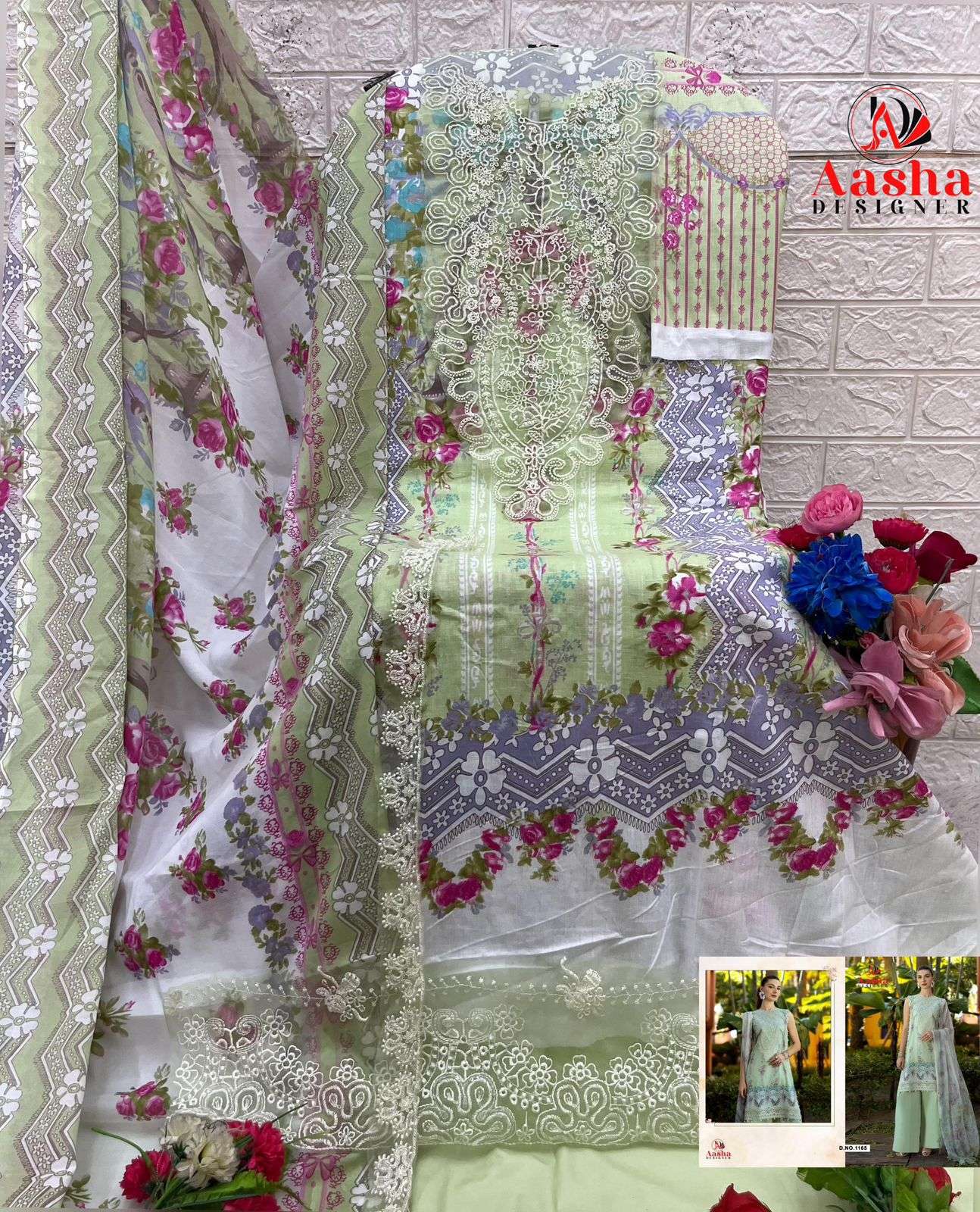 Design No 1163 AB super hit design of Aasha-04