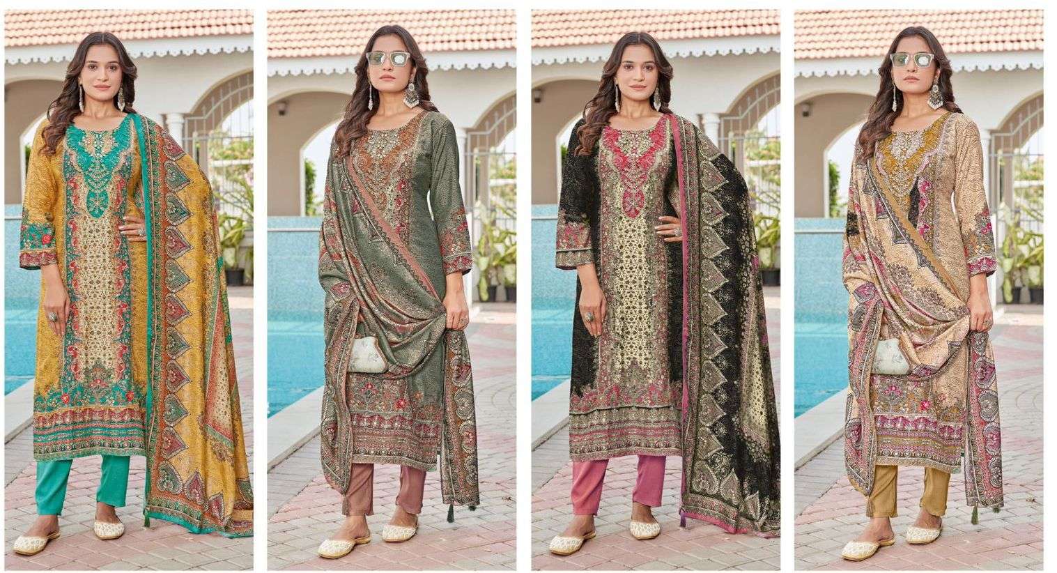 Falah Premium Maslin Collection Ready to Wear code 30446 by Falah Designer Suits-01-04