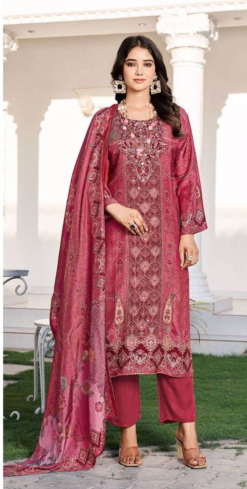 Falah Premium Maslin Collection Ready to Wear code 30447 by Falah Designer Suits-01