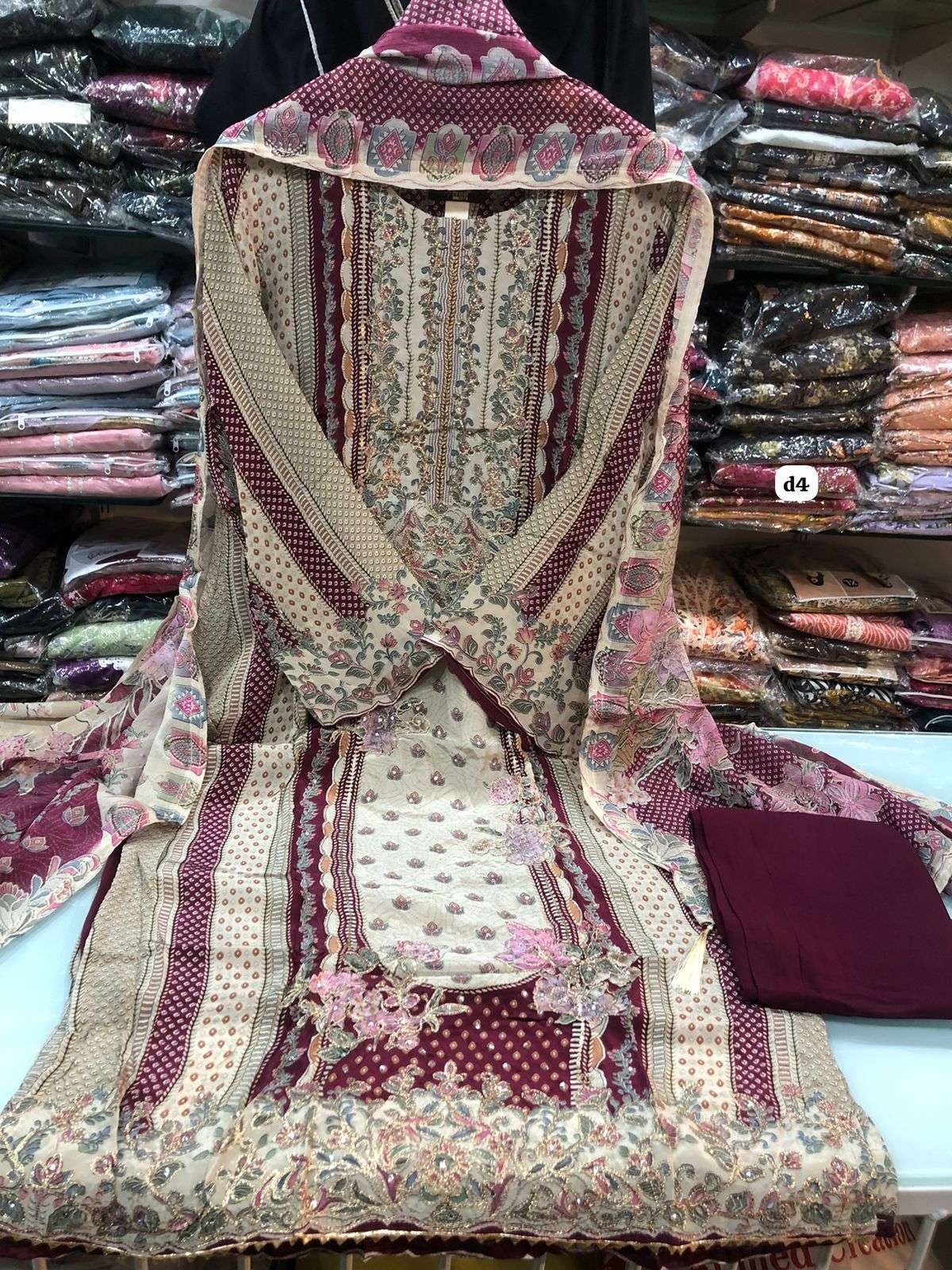 Falah Premium Maslin Collection Ready to Wear code 30449 by Falah Designer Suits-02