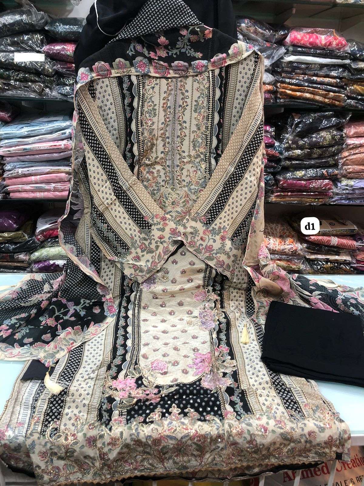 Falah Premium Maslin Collection Ready to Wear code 30449 by Falah Designer Suits-04