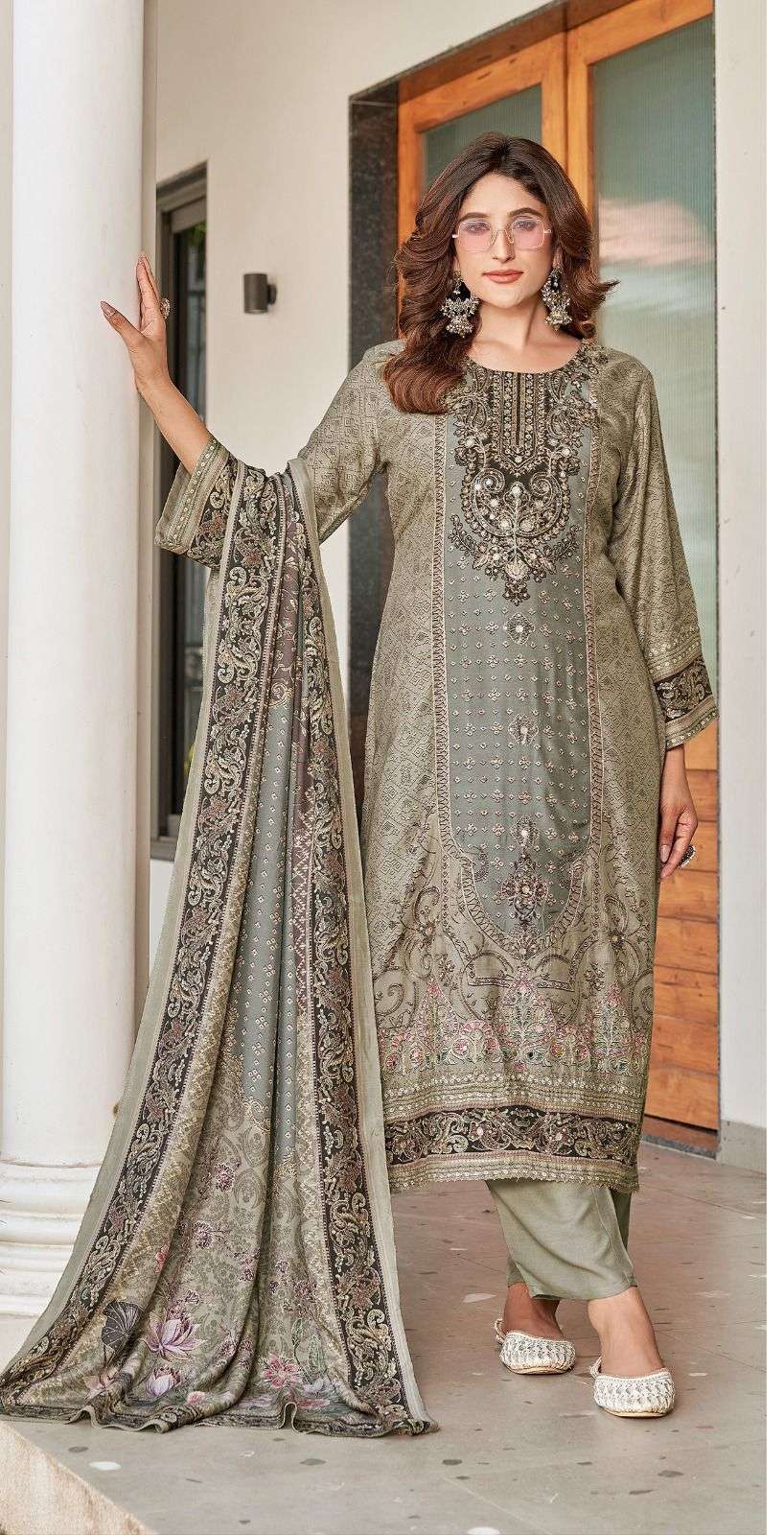 Falah Premium Maslin Collection Ready to Wear code 30452 by Falah Designer Suits-01