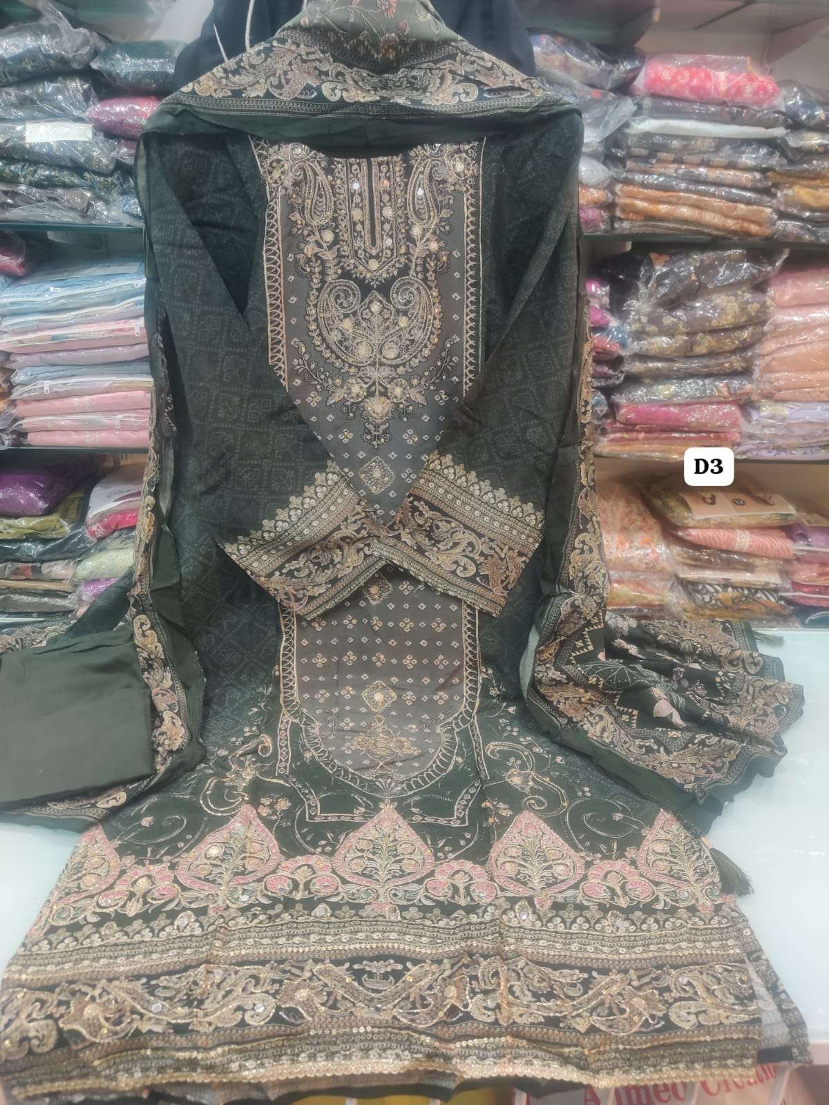 Falah Premium Maslin Collection Ready to Wear code 30452 by Falah Designer Suits-08