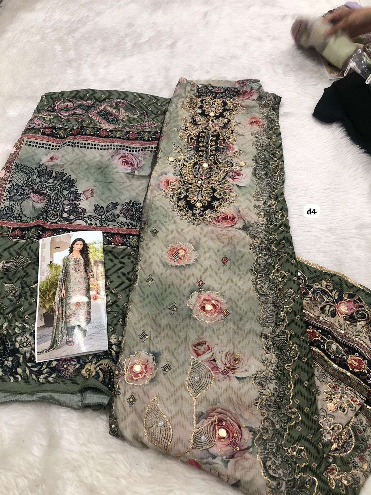 Falah Premium Muslin Collection code 30458 by Falah Designer Suits-03