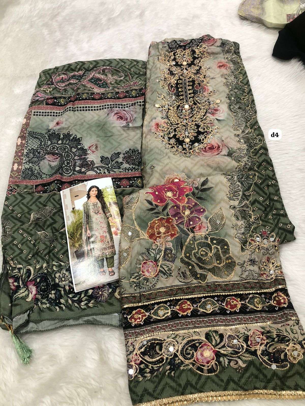 Falah Premium Muslin Collection code 30458 by Falah Designer Suits-05