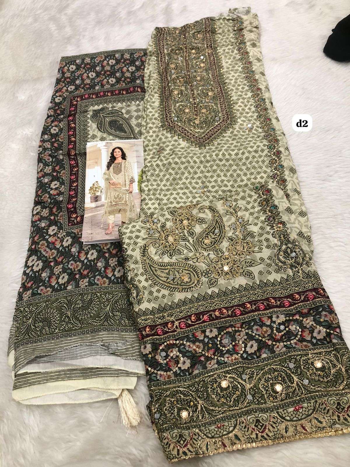 Falah Premium Muslin Collection code 30459 by Falah Designer Suits-01-04