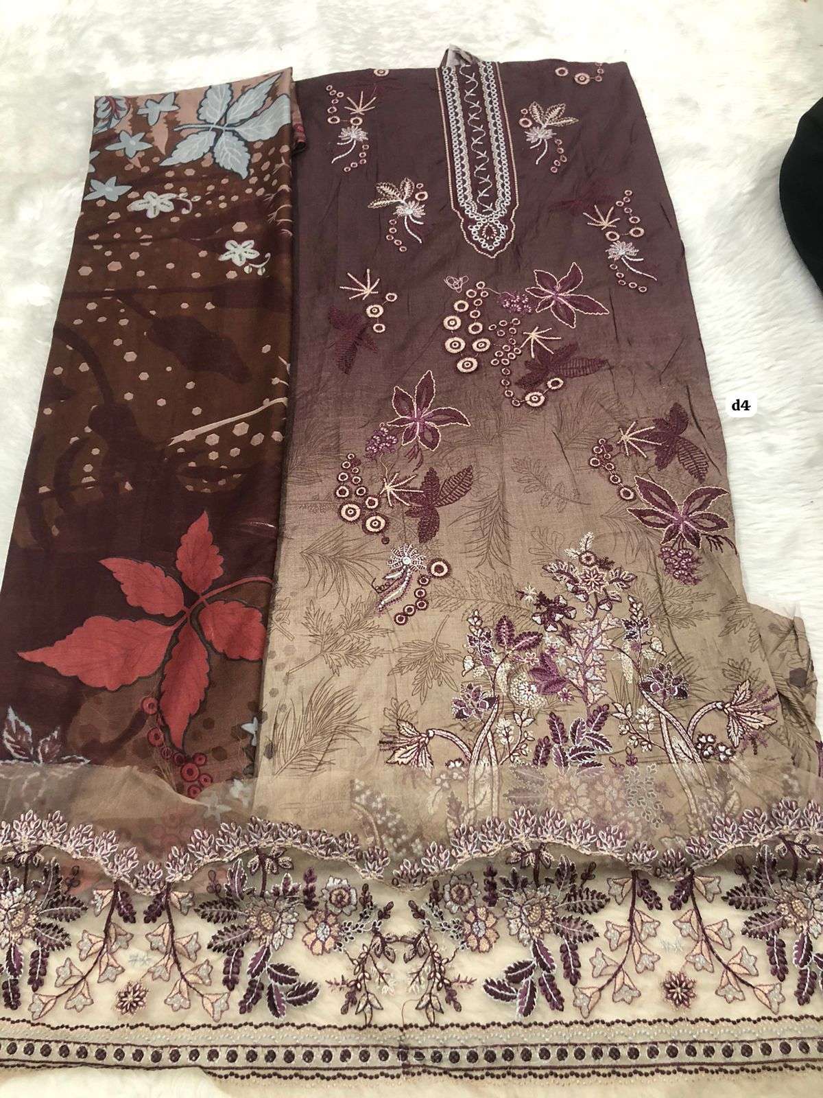 Falah Premium Muslin Collection code 30460 by Falah Designer Suits-01-06