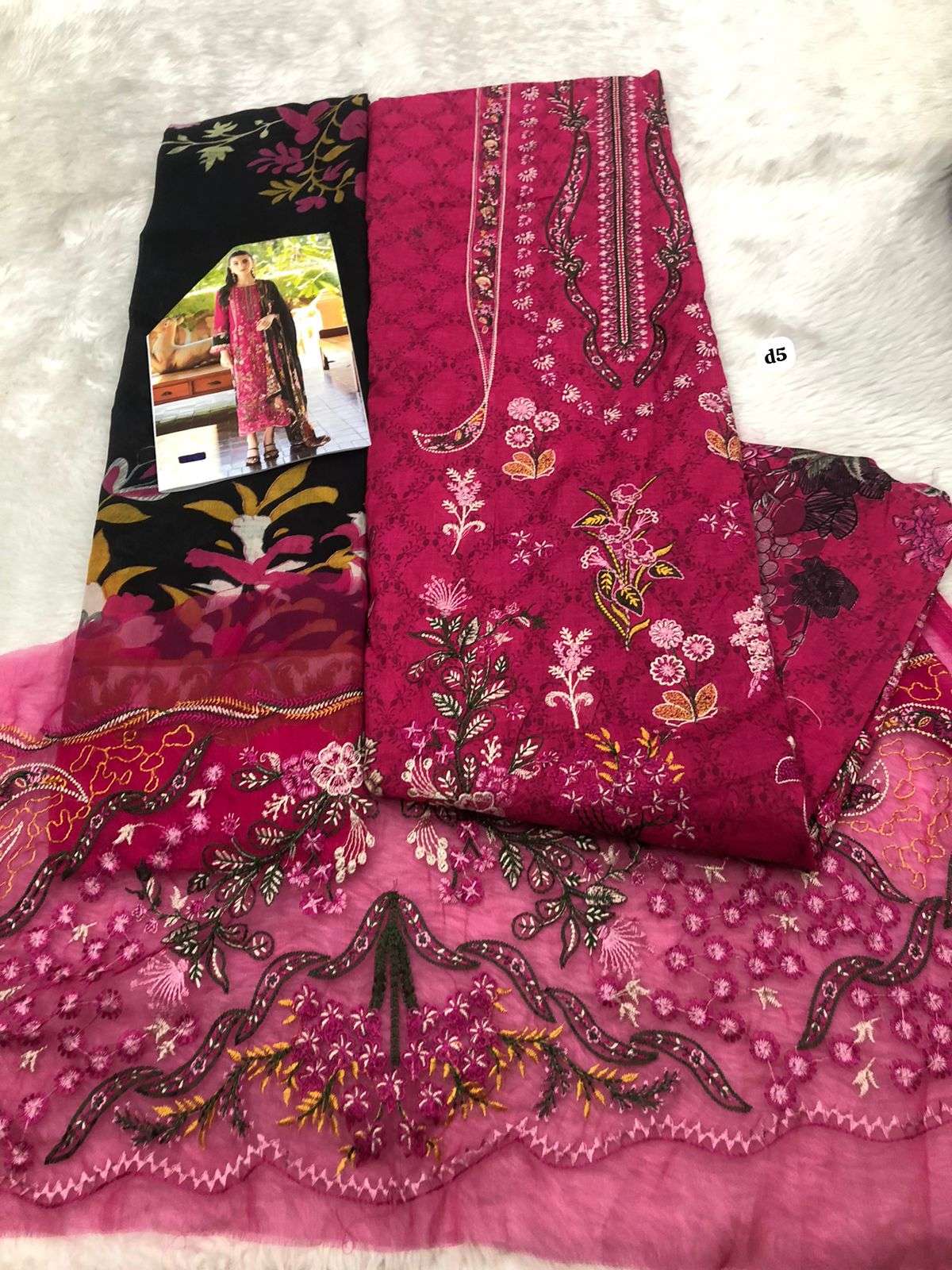 Falah Premium Muslin Collection code 30460 by Falah Designer Suits-02