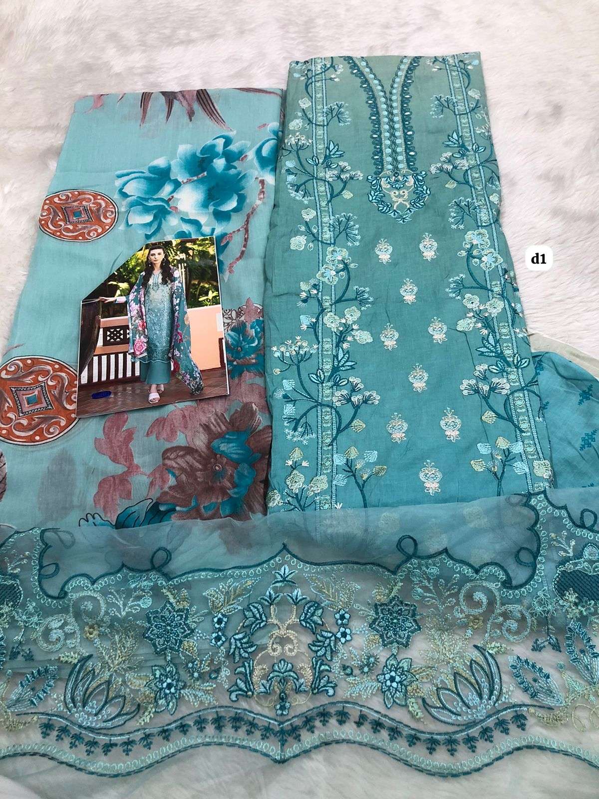 Falah Premium Muslin Collection code 30460 by Falah Designer Suits-06