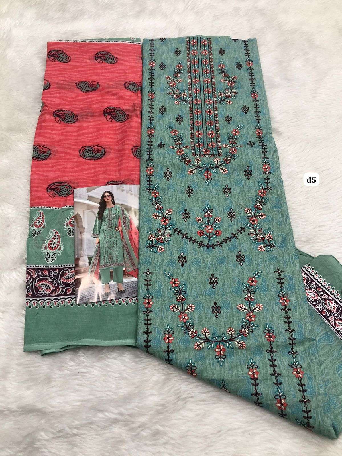 Falah Premium Muslin Collection code 30463 by Falah Designer Suits-05