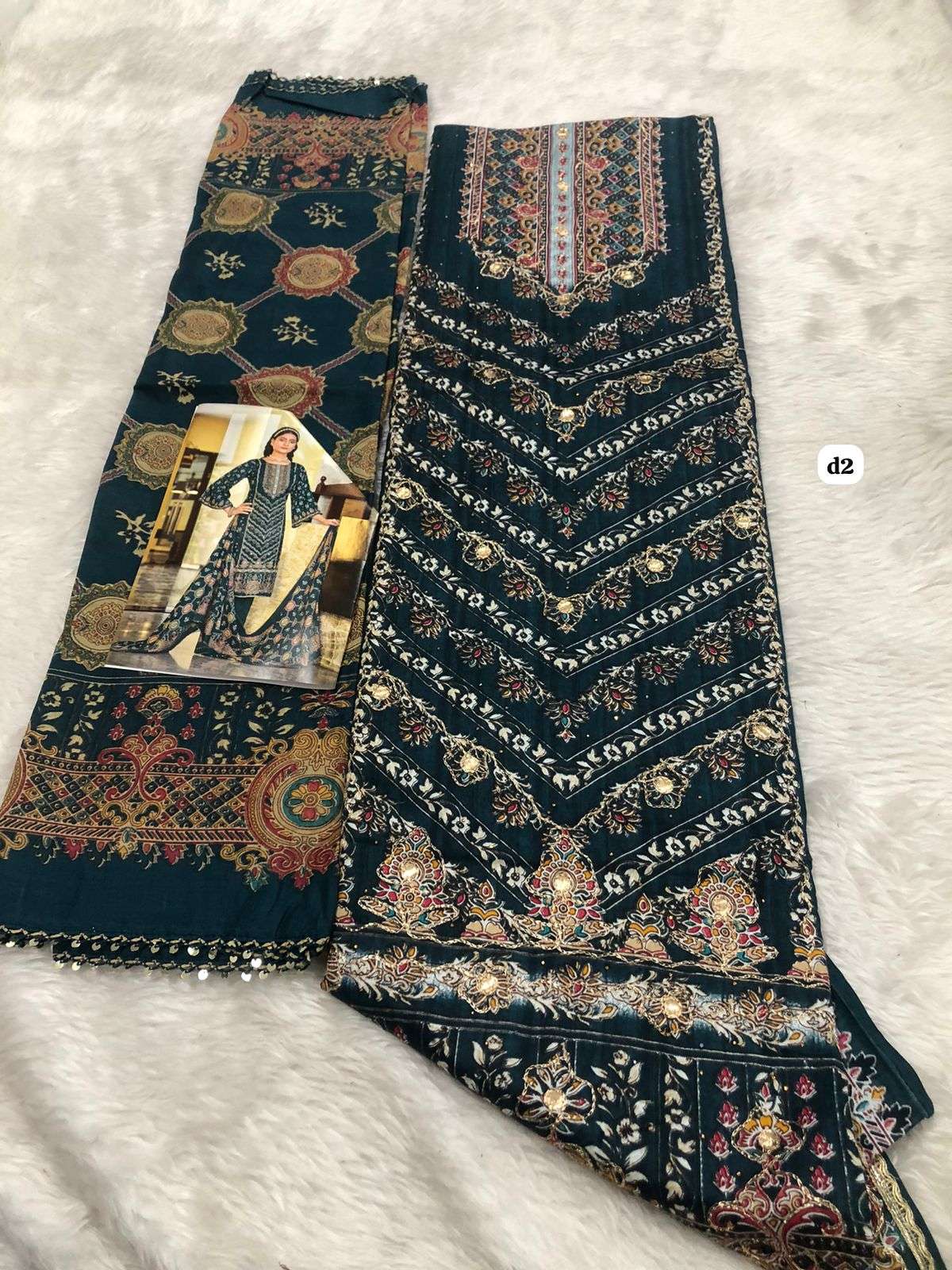 Falah Premium Muslin Collection code 30467 by Falah Designer Suits-03