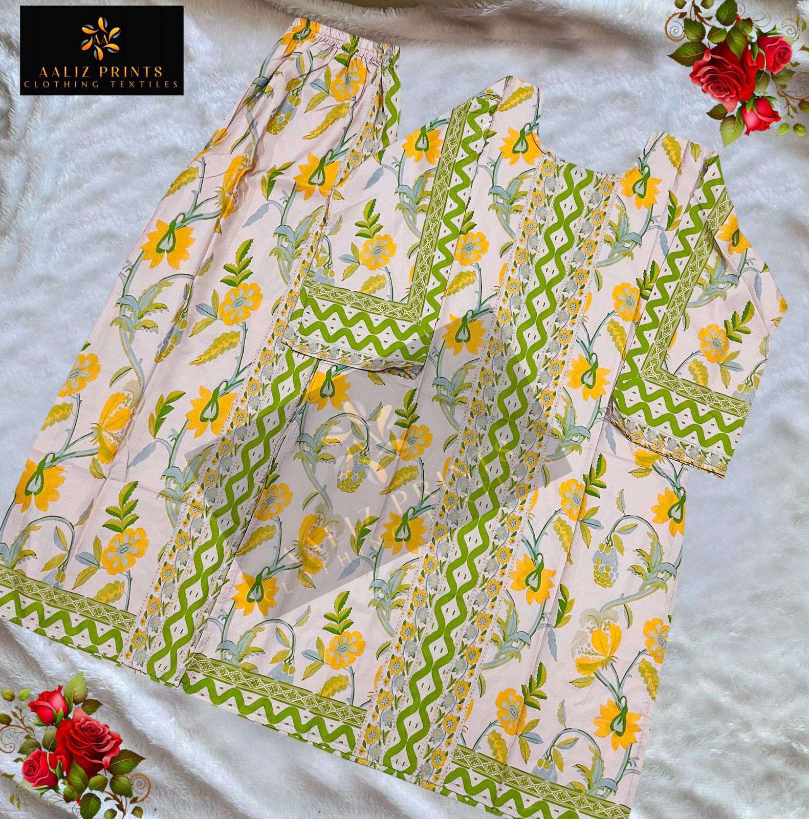 HOLLYWOOD CORD SET VOL 1 Full Stiched Printed Aaliz Prints-04